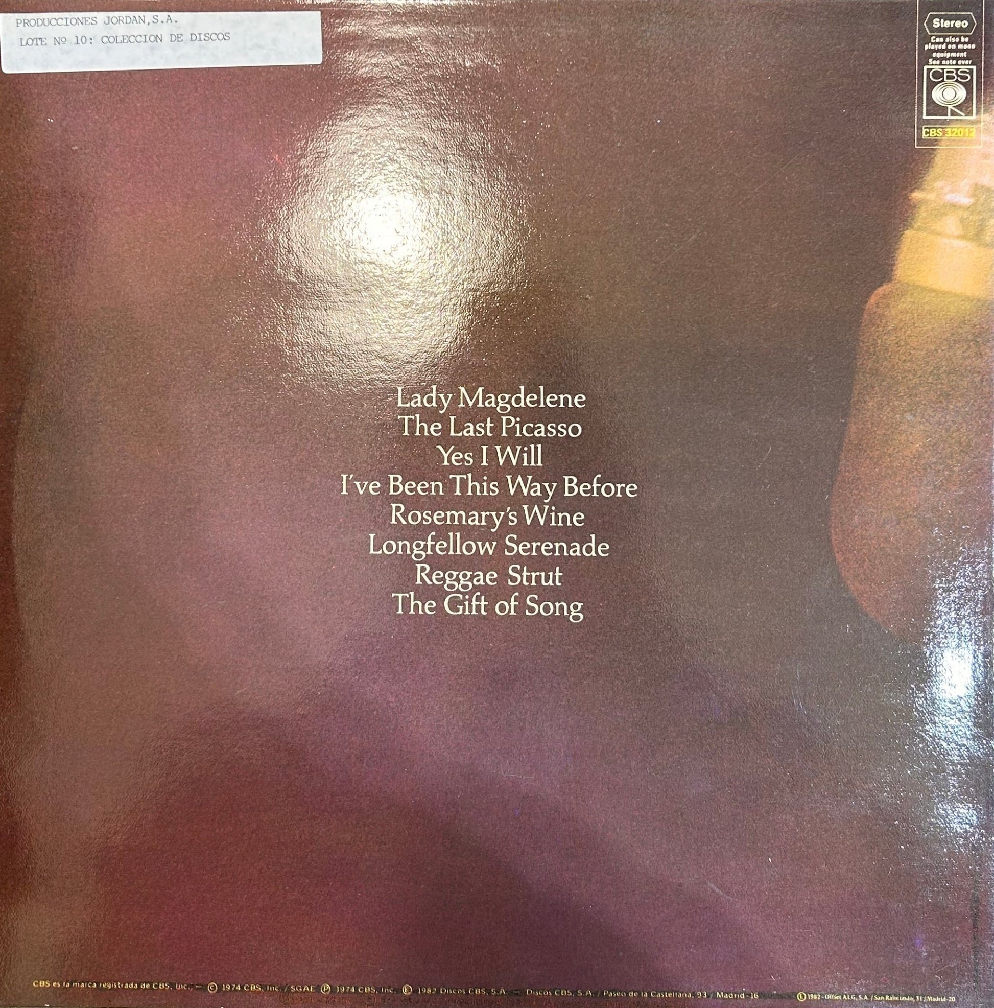LP Neil Diamond ‎– Serenade = Serenata 2ª Mano (Producto exclusivo recogida en tienda) - DISCOS NAKASHA