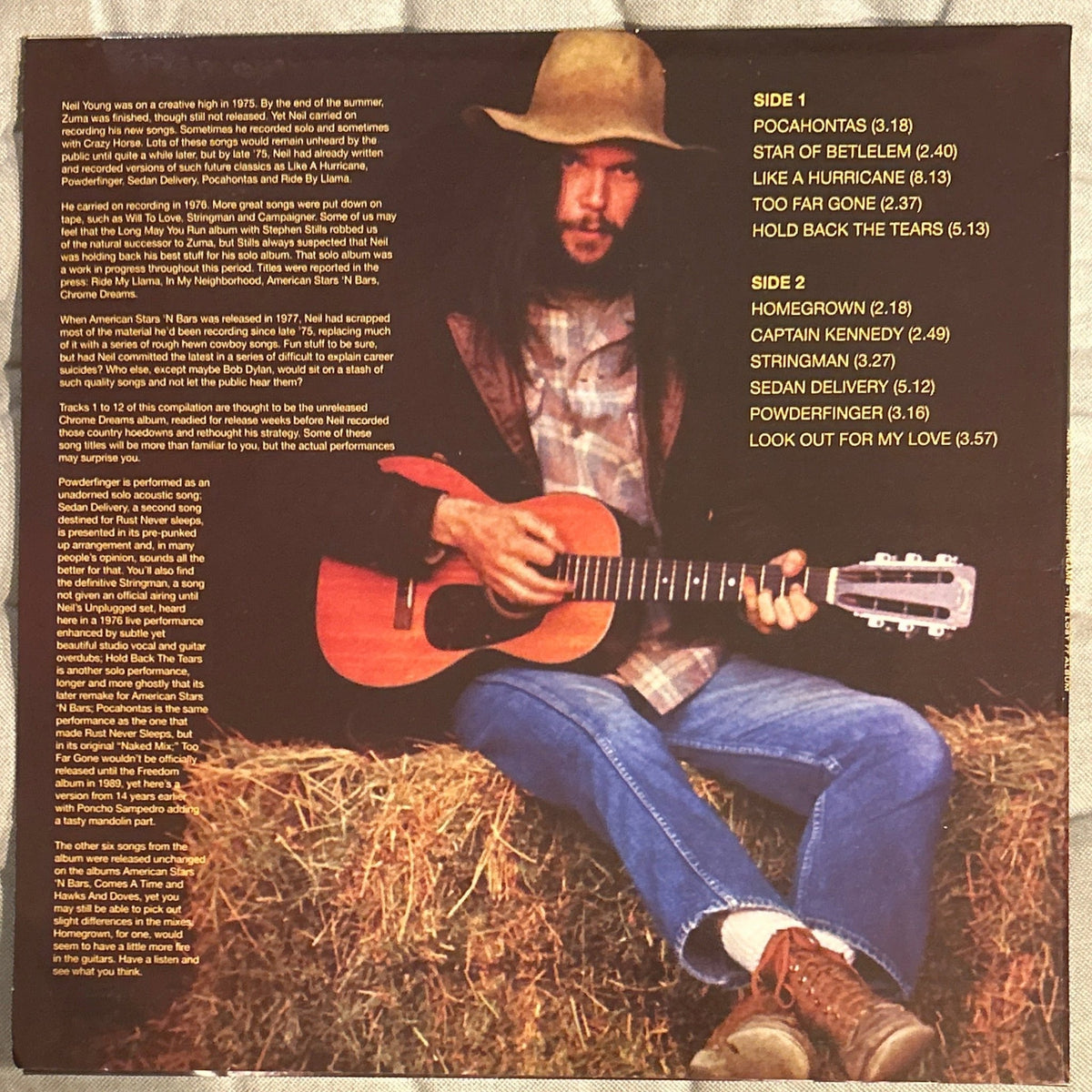 LP Neil Young – Chrome Dreams The Lost 77 Album 2ª Mano - DISCOS NAKASHA