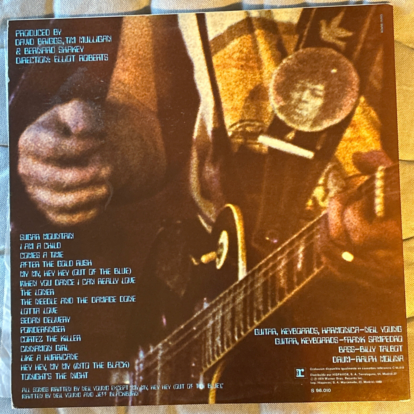 LP Neil Young & Crazy Horse ‎– Live Rust 2ª Mano - DISCOS NAKASHA