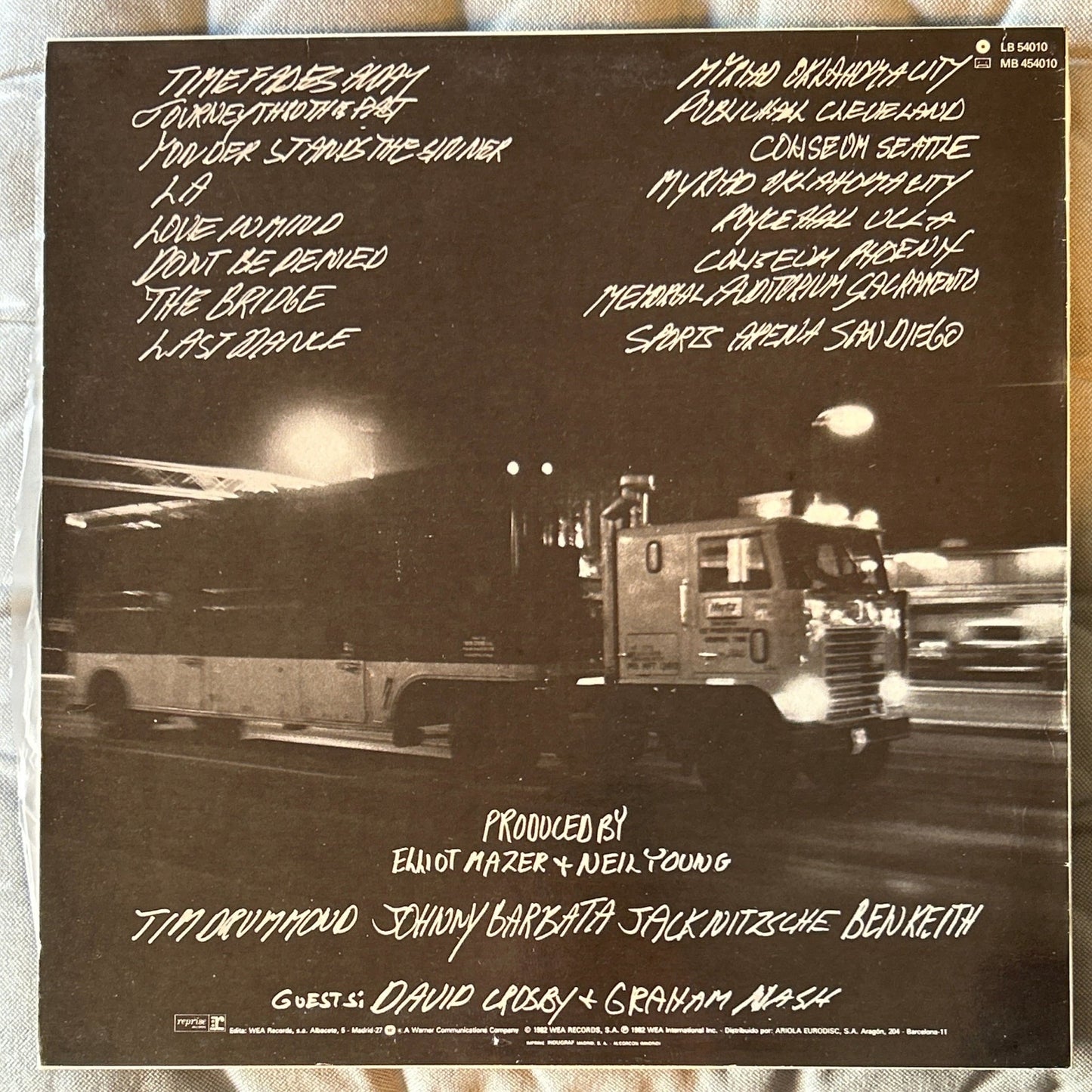 LP Neil Young ‎– Time Fades Away 2ª Mano - DISCOS NAKASHA