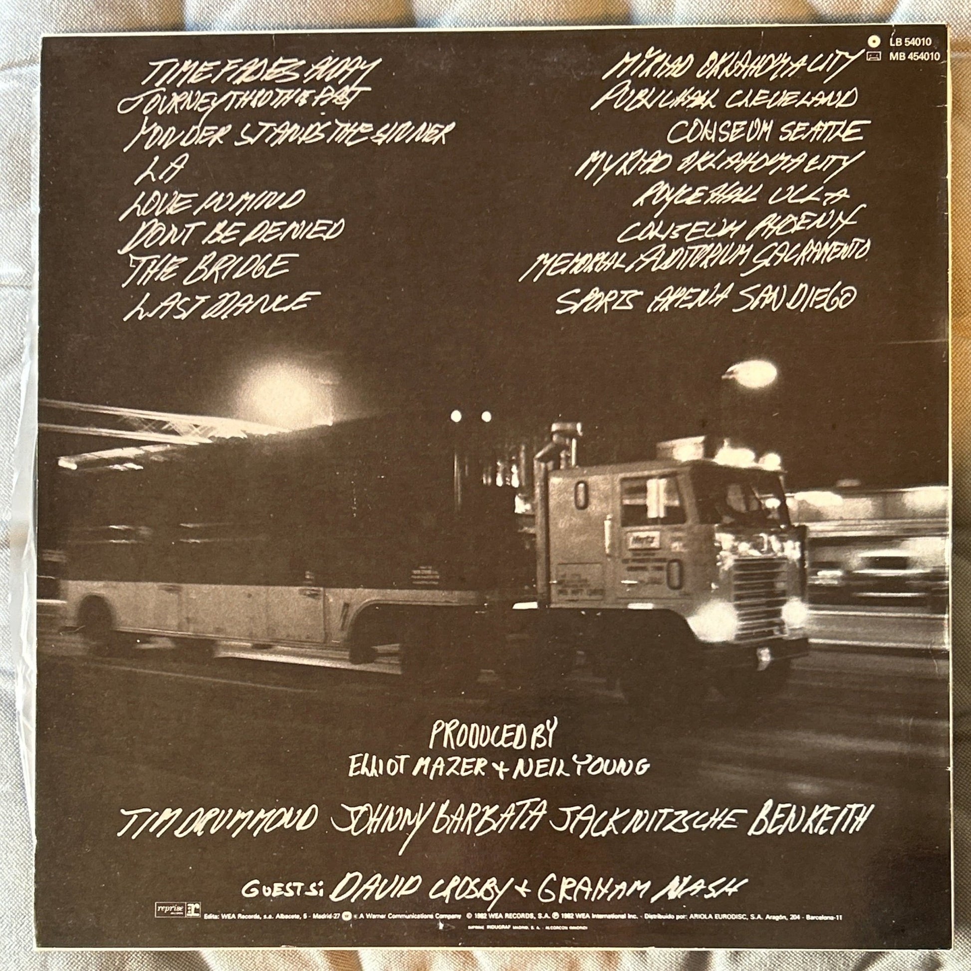 LP Neil Young ‎– Time Fades Away 2ª Mano - DISCOS NAKASHA