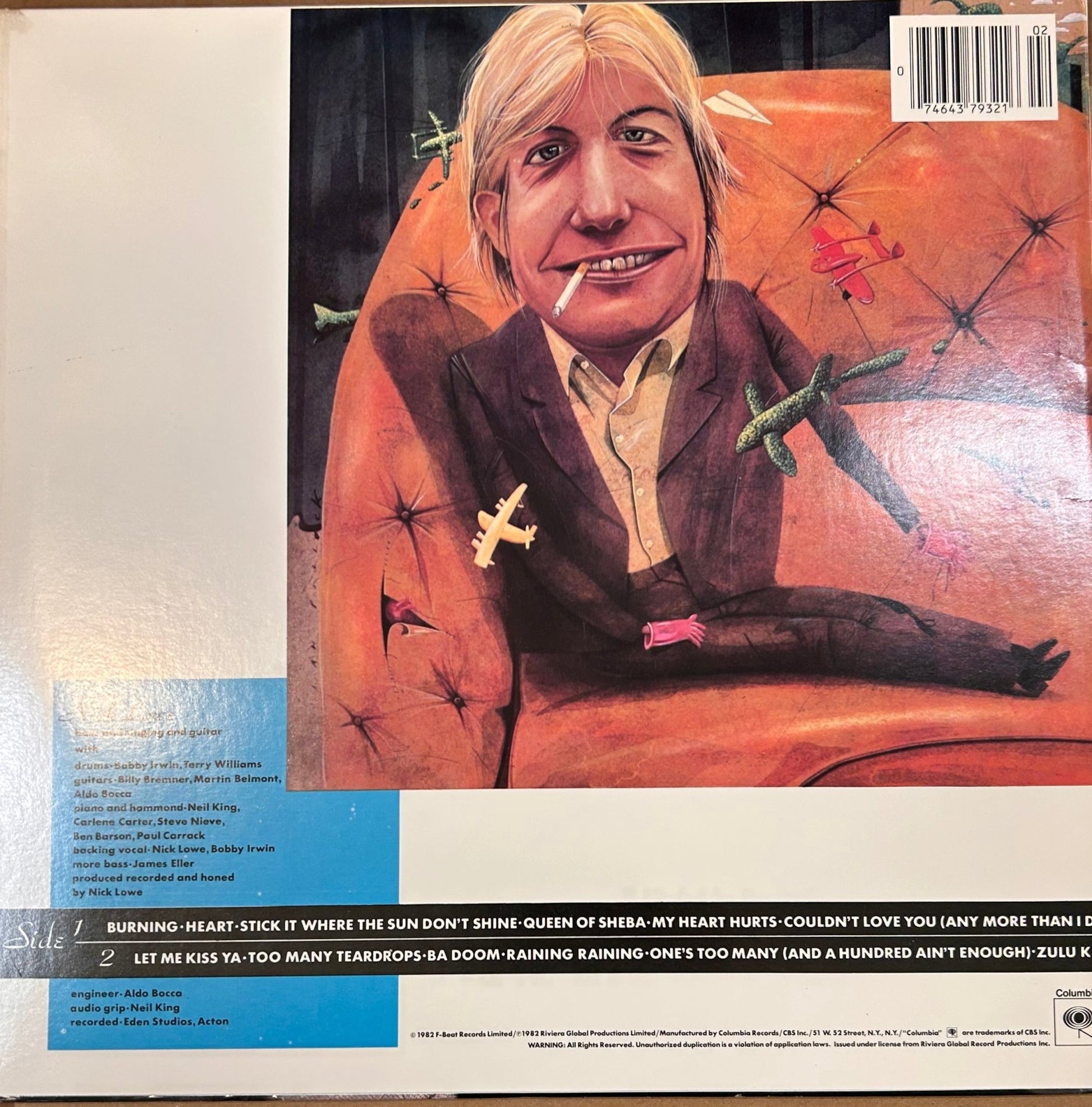 LP Nick Lowe ‎– Nick The Knife 2ª Mano - DISCOS NAKASHA