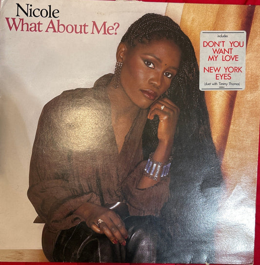 LP Nicole ‎– What About Me? 2ª Mano (Producto exclusivo recogida en tienda) - DISCOS NAKASHA
