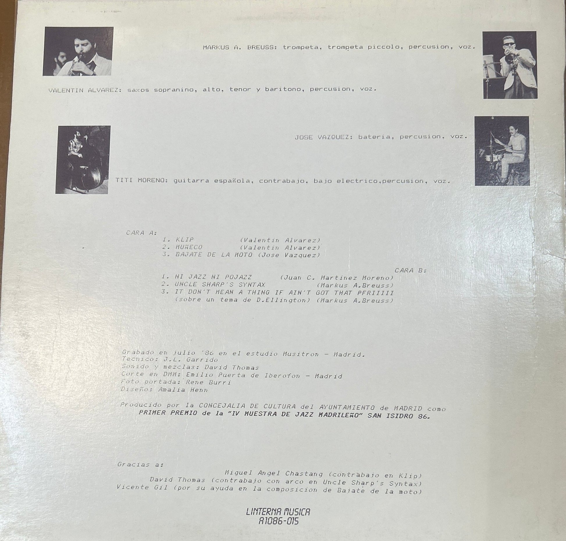LP OCQ ‎– OCQ 2ª Mano - DISCOS NAKASHA