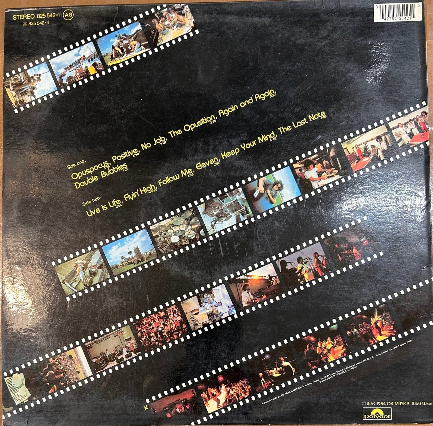 LP Opus ‎– Live Is Life 2ª Mano - DISCOS NAKASHA