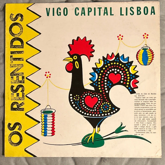 LP Os Resentidos ‎– Vigo Capital Lisboa 2ª Mano - DISCOS NAKASHA