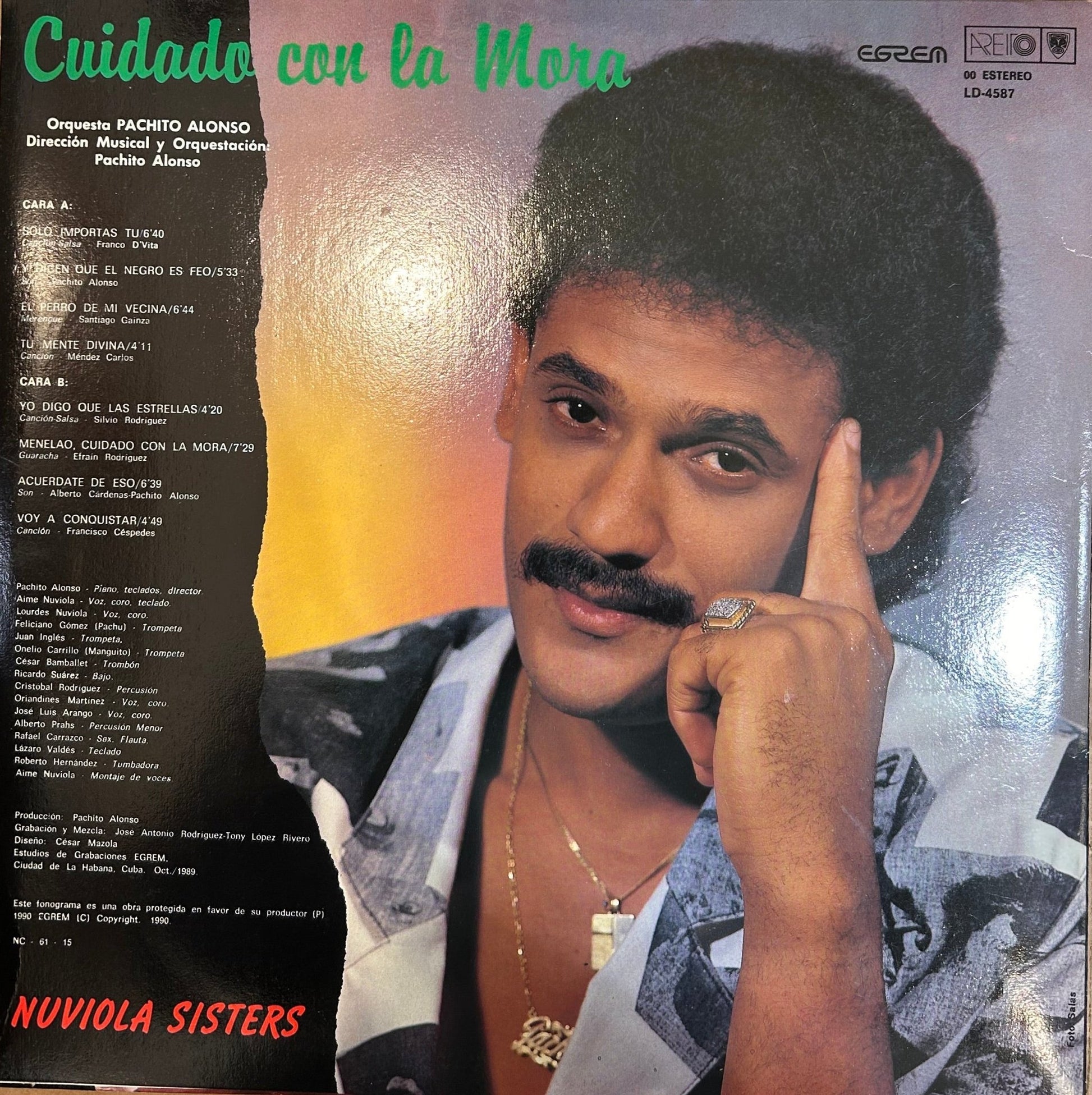 LP Pachito Alonso Y Sus Kini Kini ‎– Cuidado Con La Mora 2ª Mano - DISCOS NAKASHA