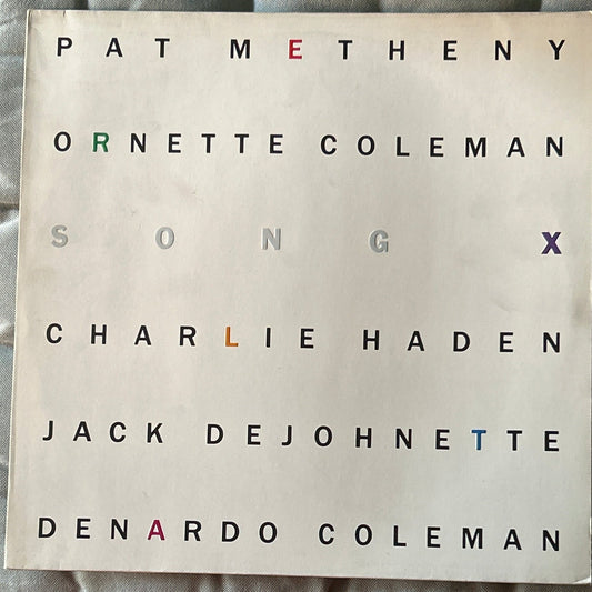 LP Pat Metheny / Ornette Coleman ‎– Song X 2ª Mano - DISCOS NAKASHA