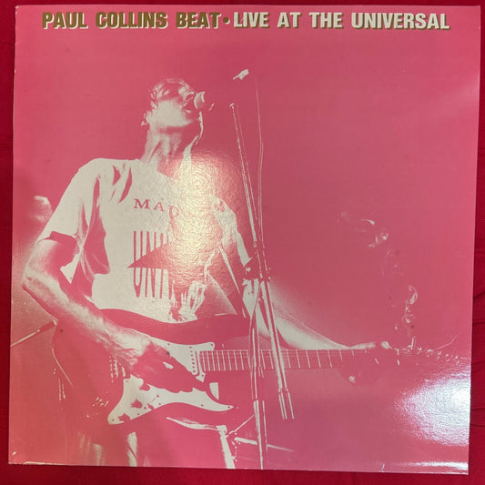 LP Paul Collins' Beat ‎– Live At The Universal 2ª Mano - DISCOS NAKASHA
