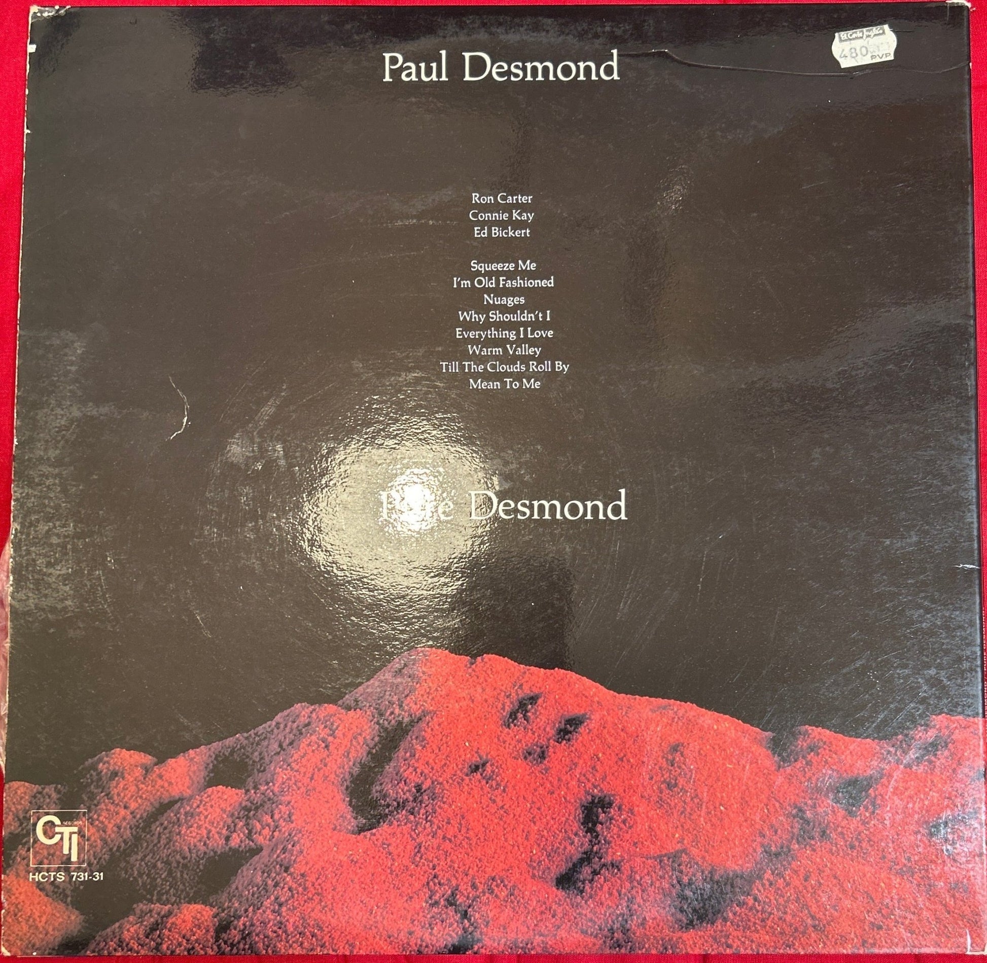 LP Paul Desmond ‎– Pure Desmond 2ª Mano - DISCOS NAKASHA