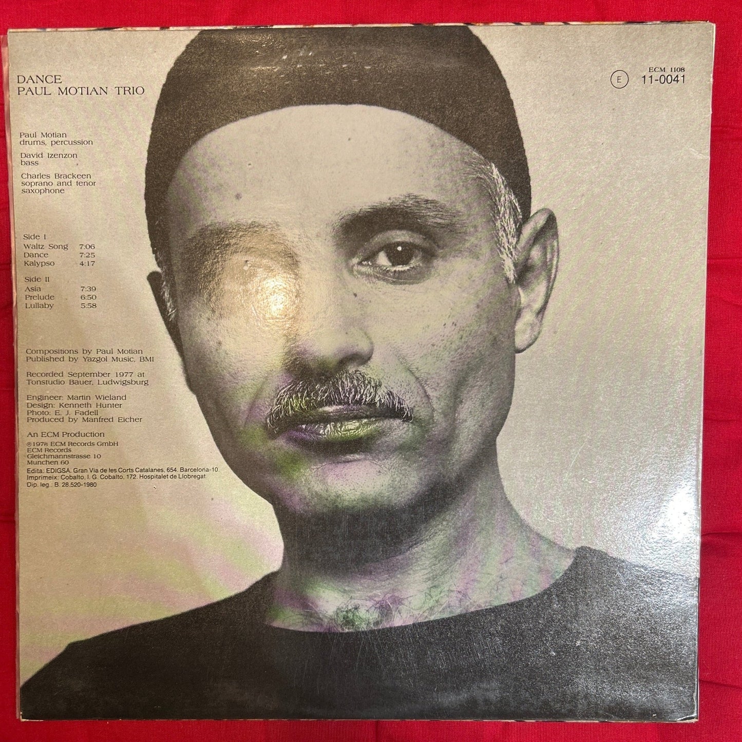 LP Paul Motian Trio ‎– Dance 2ª Mano - DISCOS NAKASHA