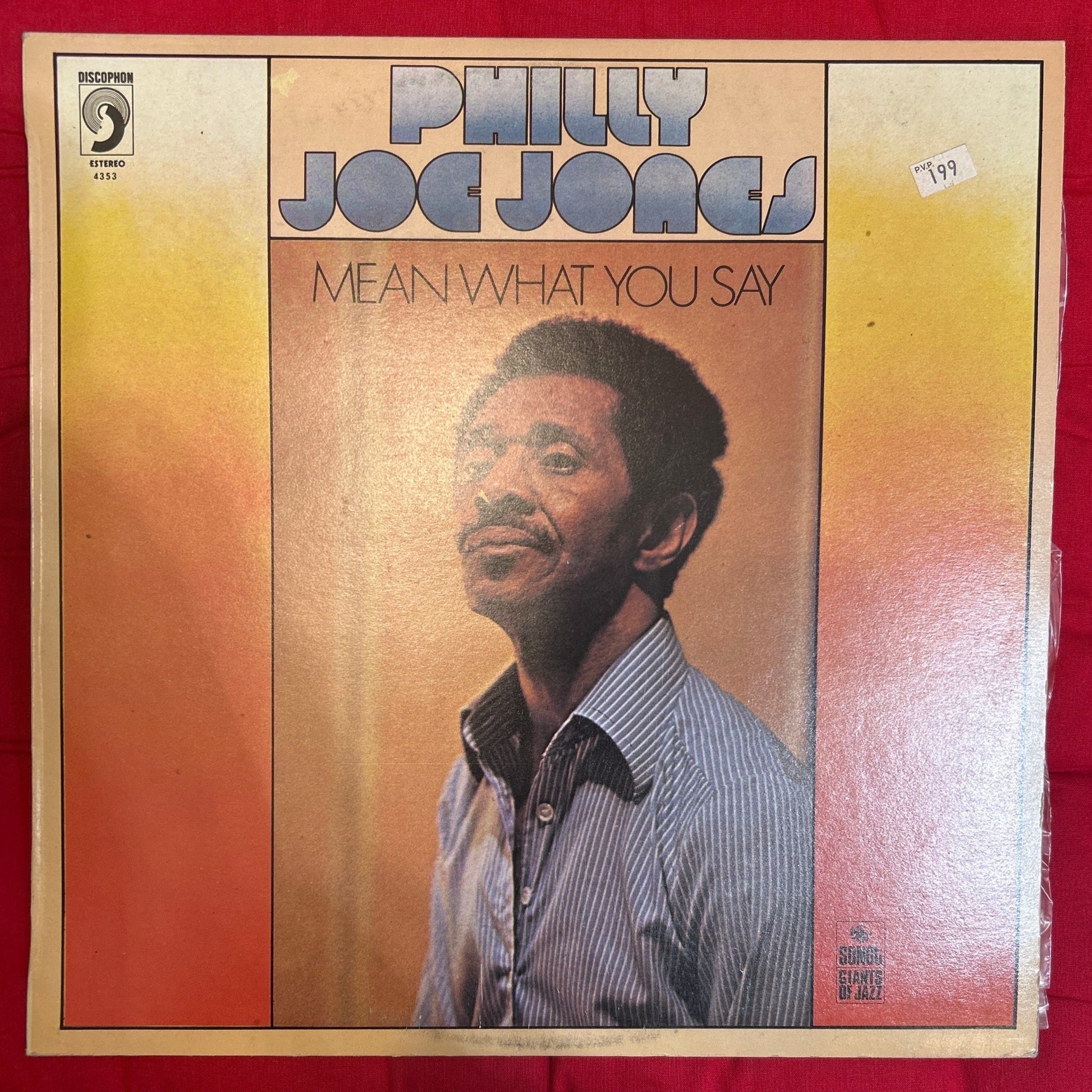 LP Philly Joe Jones ‎– Mean What You Say 2ª Mano - DISCOS NAKASHA