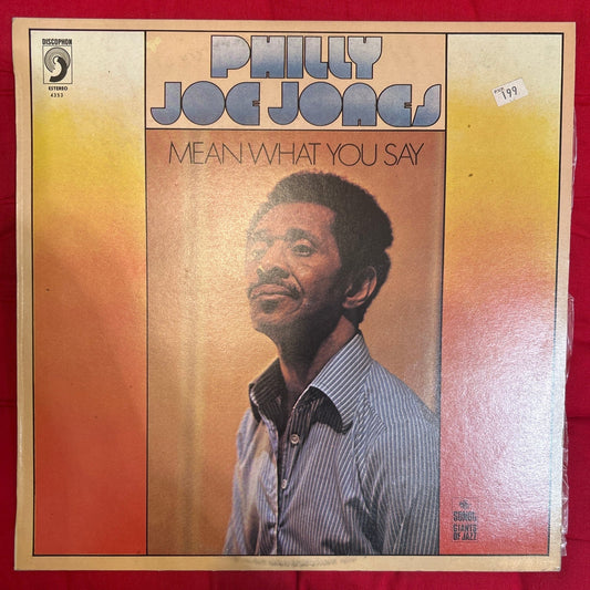 LP Philly Joe Jones ‎– Mean What You Say 2ª Mano - DISCOS NAKASHA