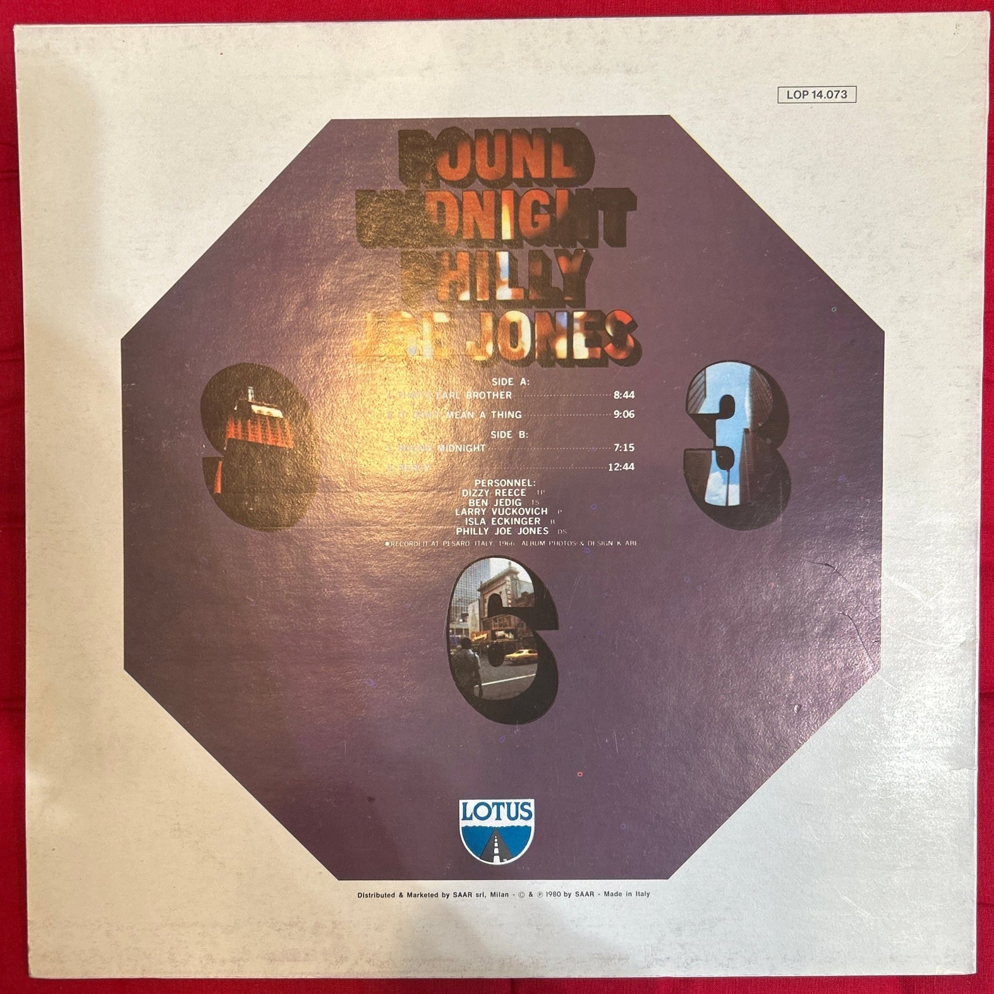 LP Philly Joe Jones ‎– Round Midnight 2ª Mano - DISCOS NAKASHA