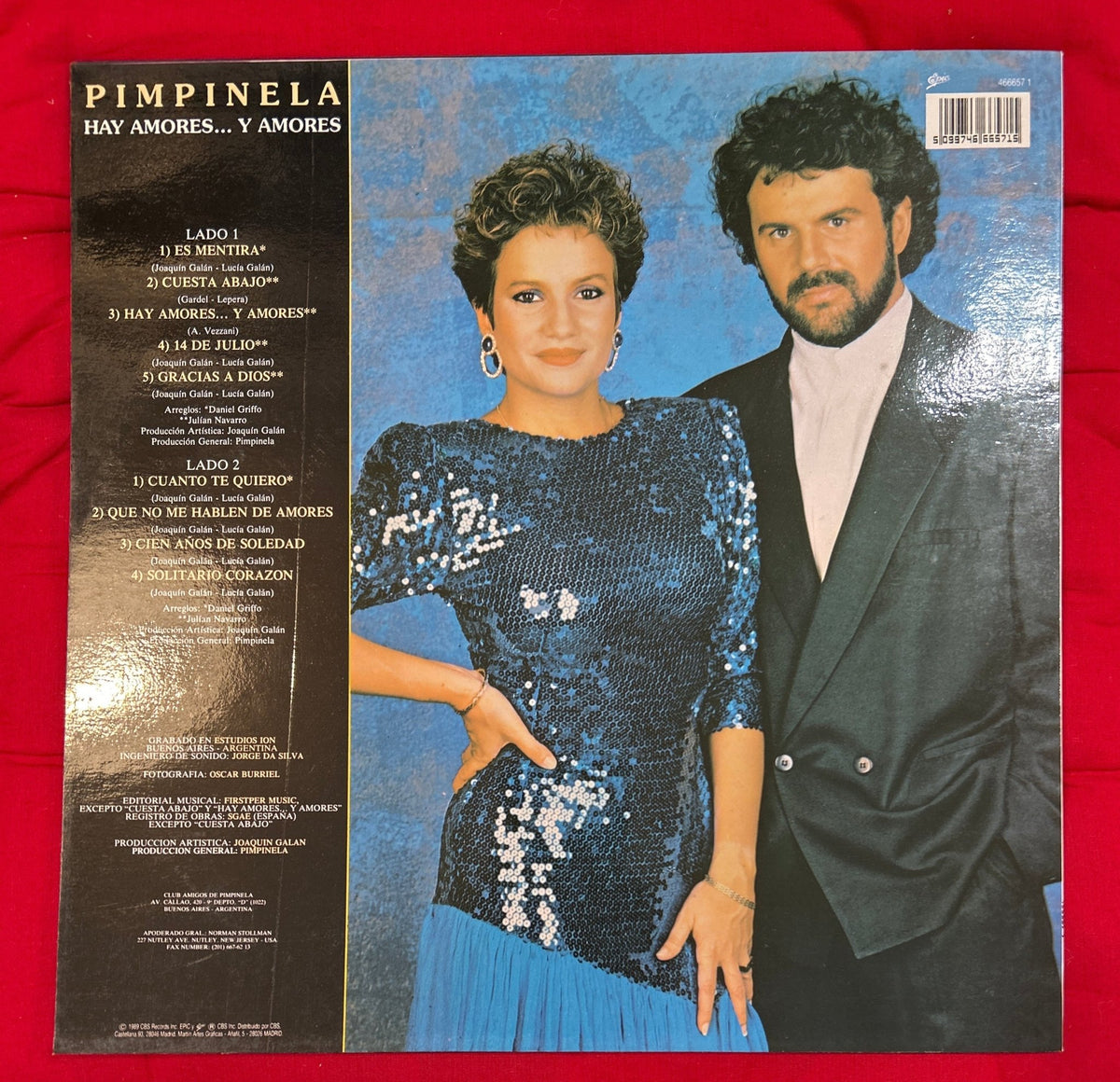 LP Pimpinela ‎– Hay Amores... Y Amores 2ª Mano - DISCOS NAKASHA
