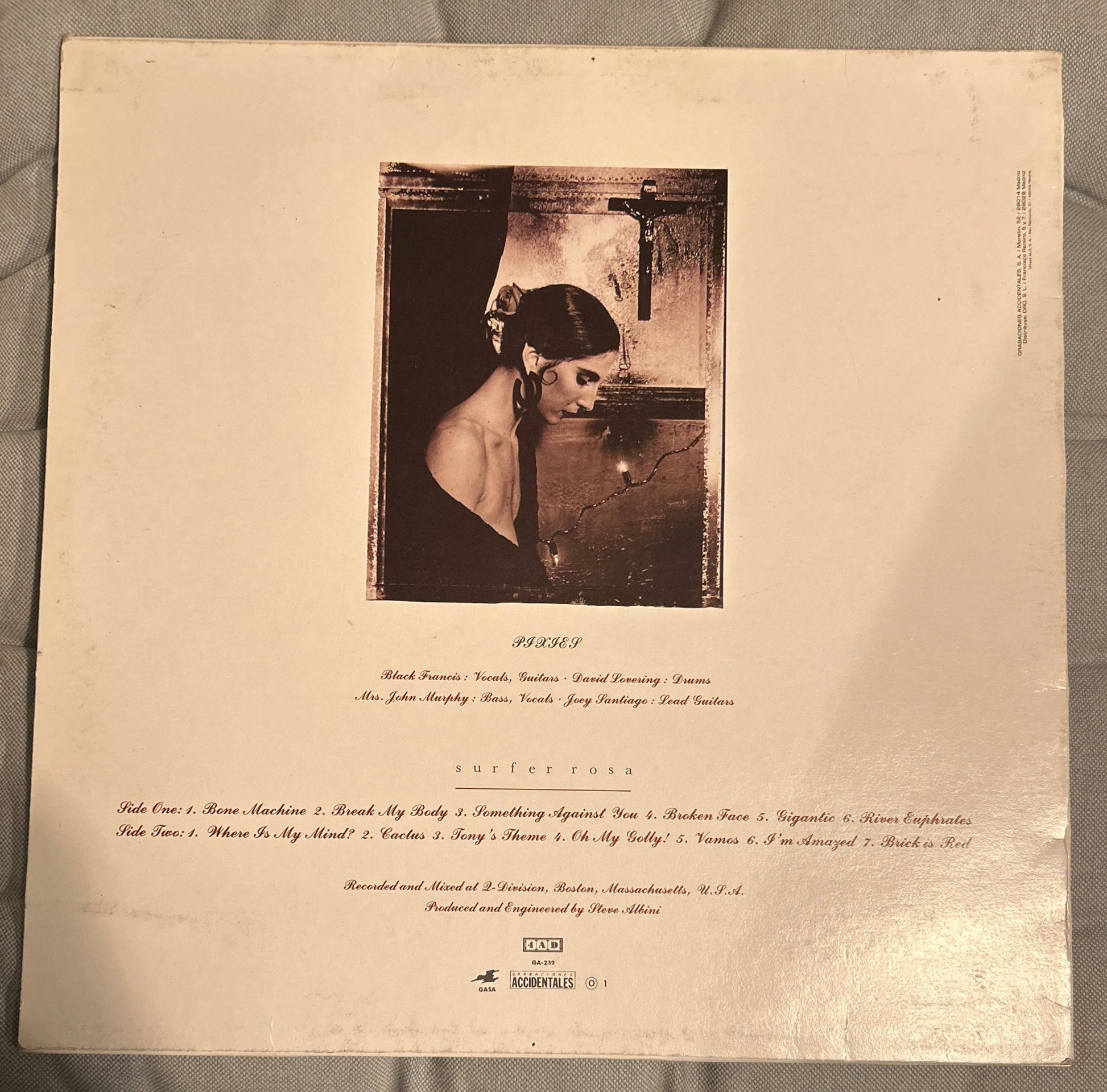 LP Pixies ‎– Surfer Rosa 2ª Mano - DISCOS NAKASHA
