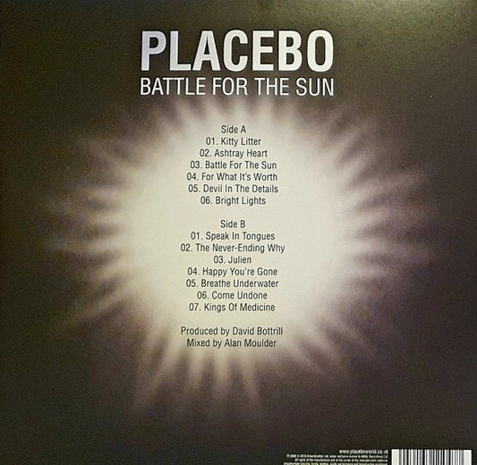 LP Placebo ‎– Battle For The Sun Nuevo precintado - DISCOS NAKASHA