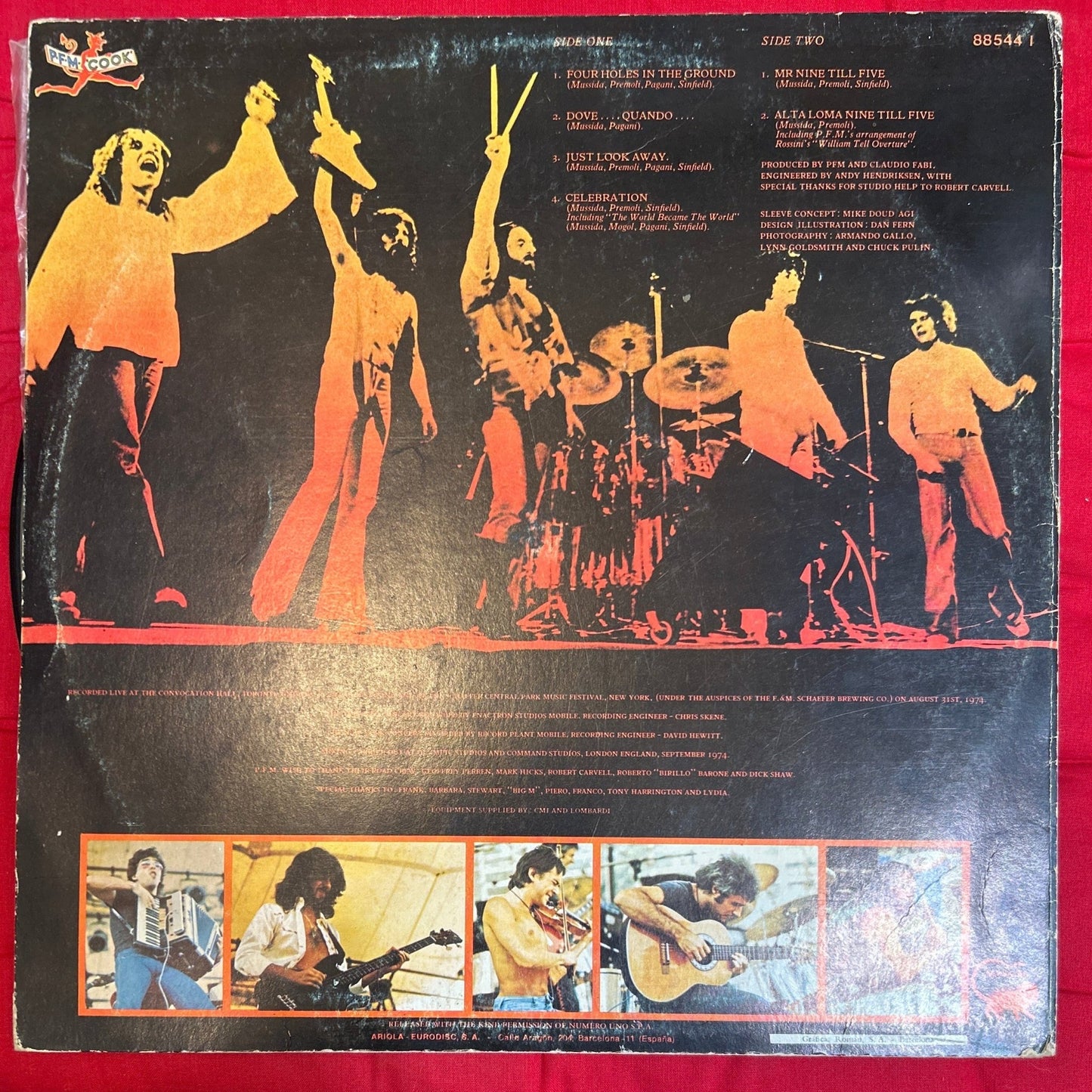 LP Premiata Forneira Marconi ‎– Cook 2ª Mano (Producto exclusivo recogida en tienda) - DISCOS NAKASHA