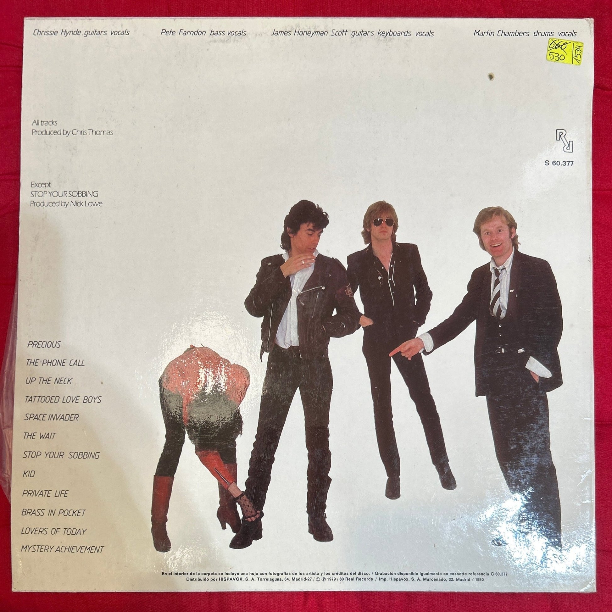LP Pretenders ‎– Pretenders 2ª Mano - DISCOS NAKASHA