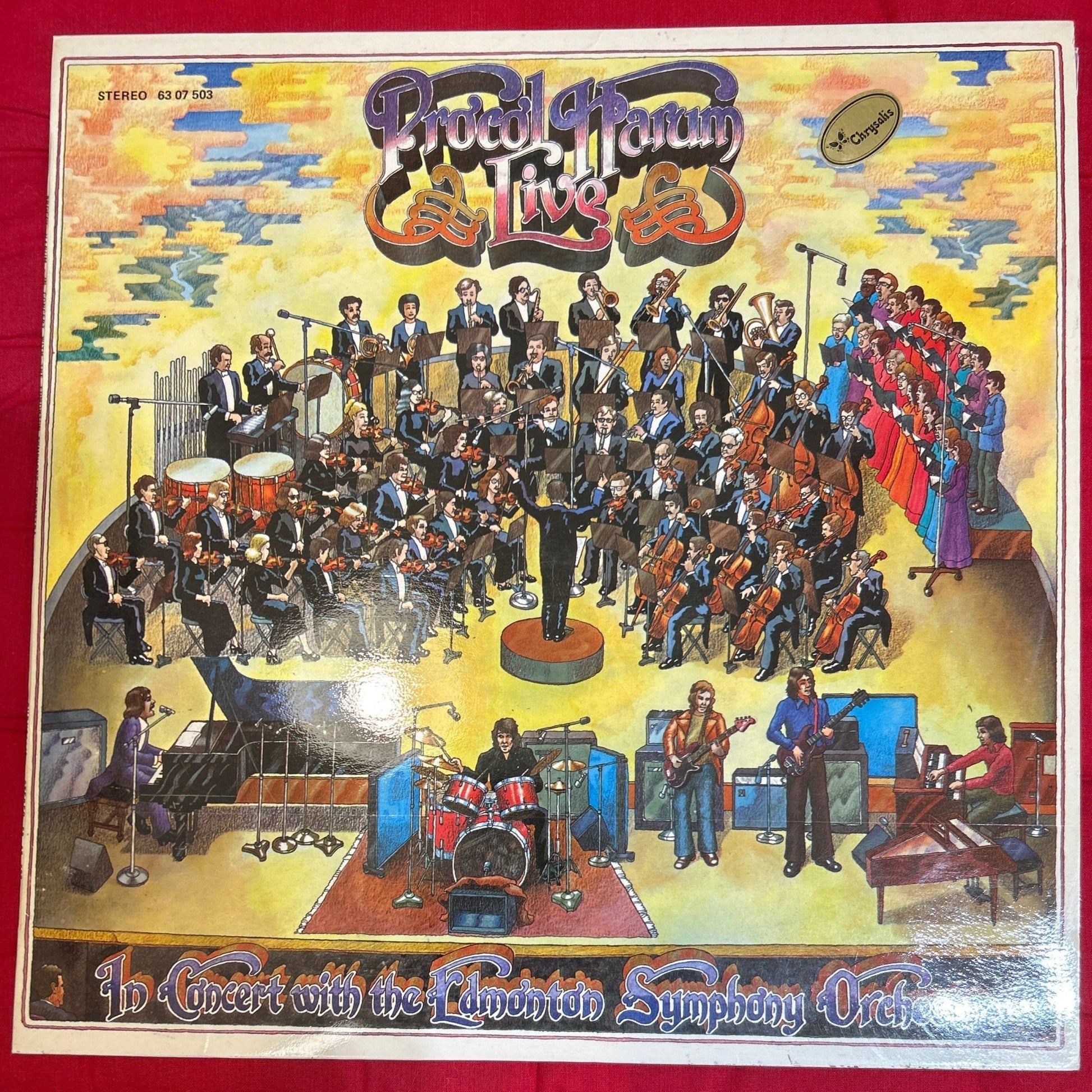 LP Procol Harum In Concert With The Edmonton Symphony Orchestra ‎– Live 2ª mano - DISCOS NAKASHA