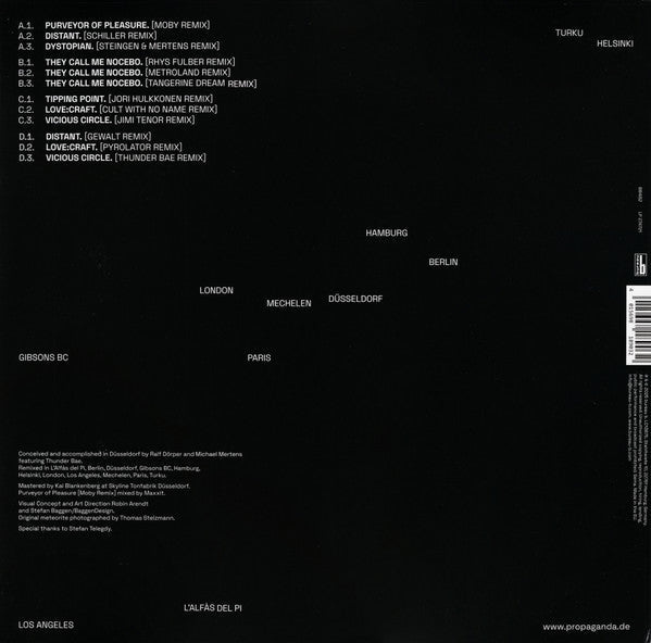 LP Propaganda ‎– Remix Encounters Nuevo precintado - DISCOS NAKASHA
