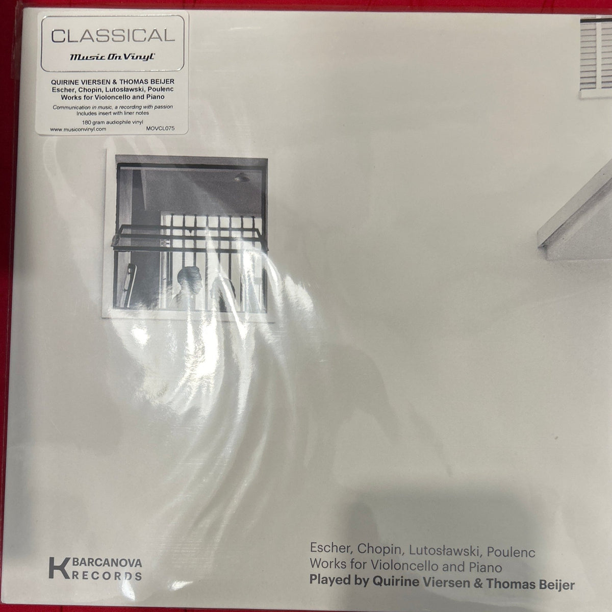 LP Quirine Viersen & Thomas Beijer - Escher, Chopin, Lutoslawski, Poulenc, Works For Violoncello And Piano Nuevo precintado - DISCOS NAKASHA
