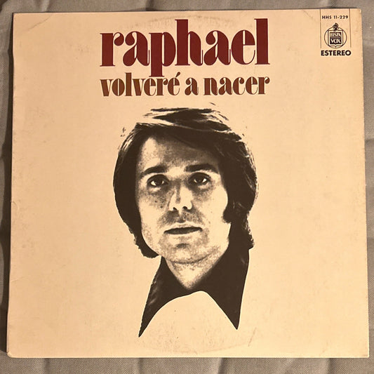 LP Raphael ‎– Volveré A Nacer 2ª mano - DISCOS NAKASHA
