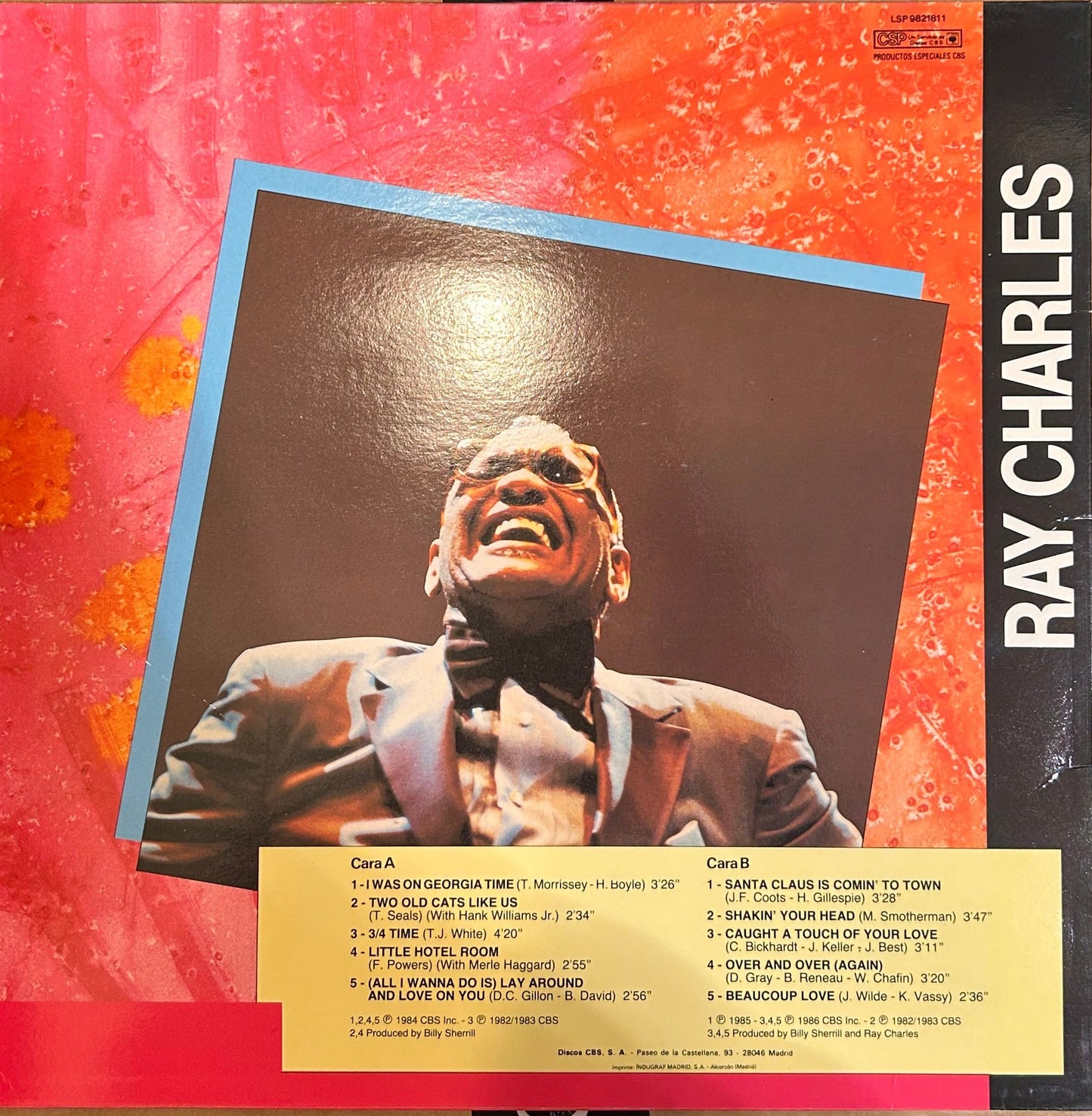 LP Ray Charles ‎– I Was On Georgia Time 2ª mano (Producto exclusivo recogida en tienda) - DISCOS NAKASHA