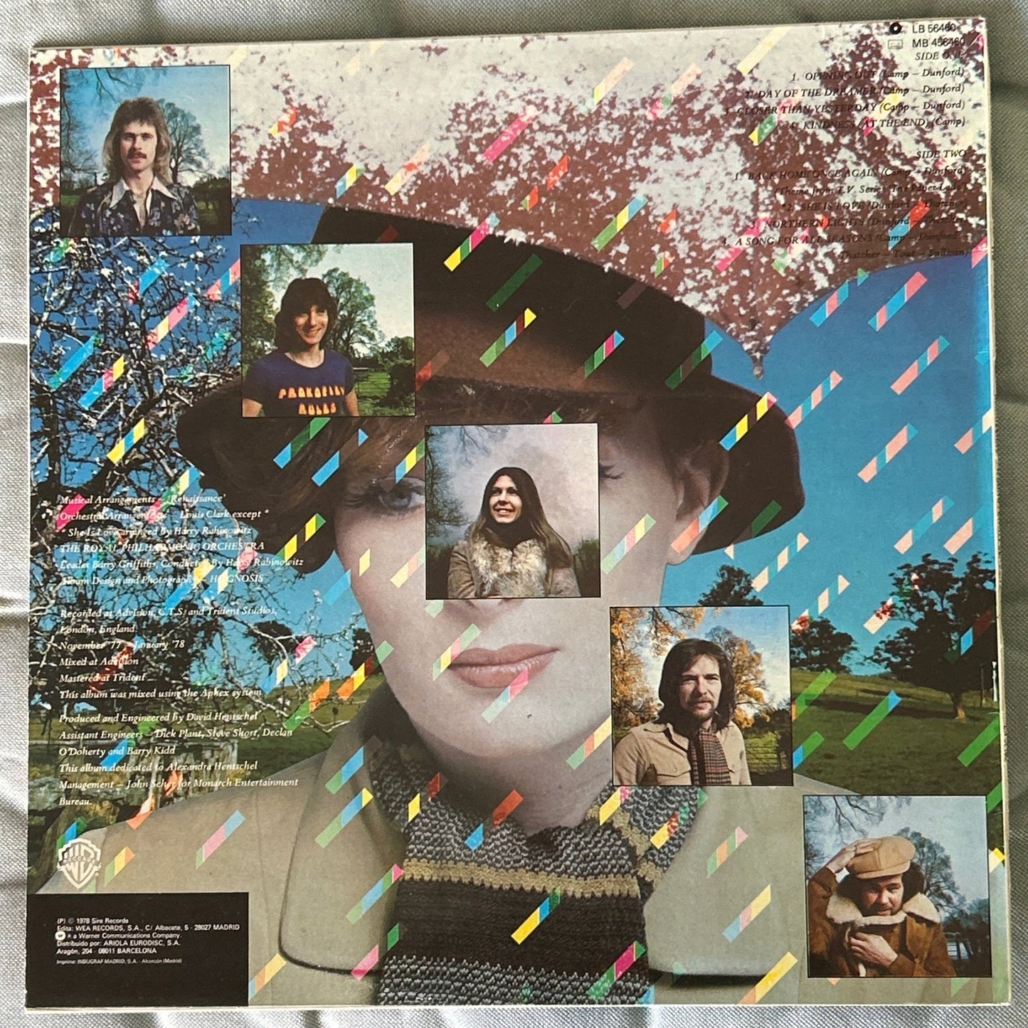 LP Renaissance ‎– A Song For All Seasons 2ª Mano - DISCOS NAKASHA
