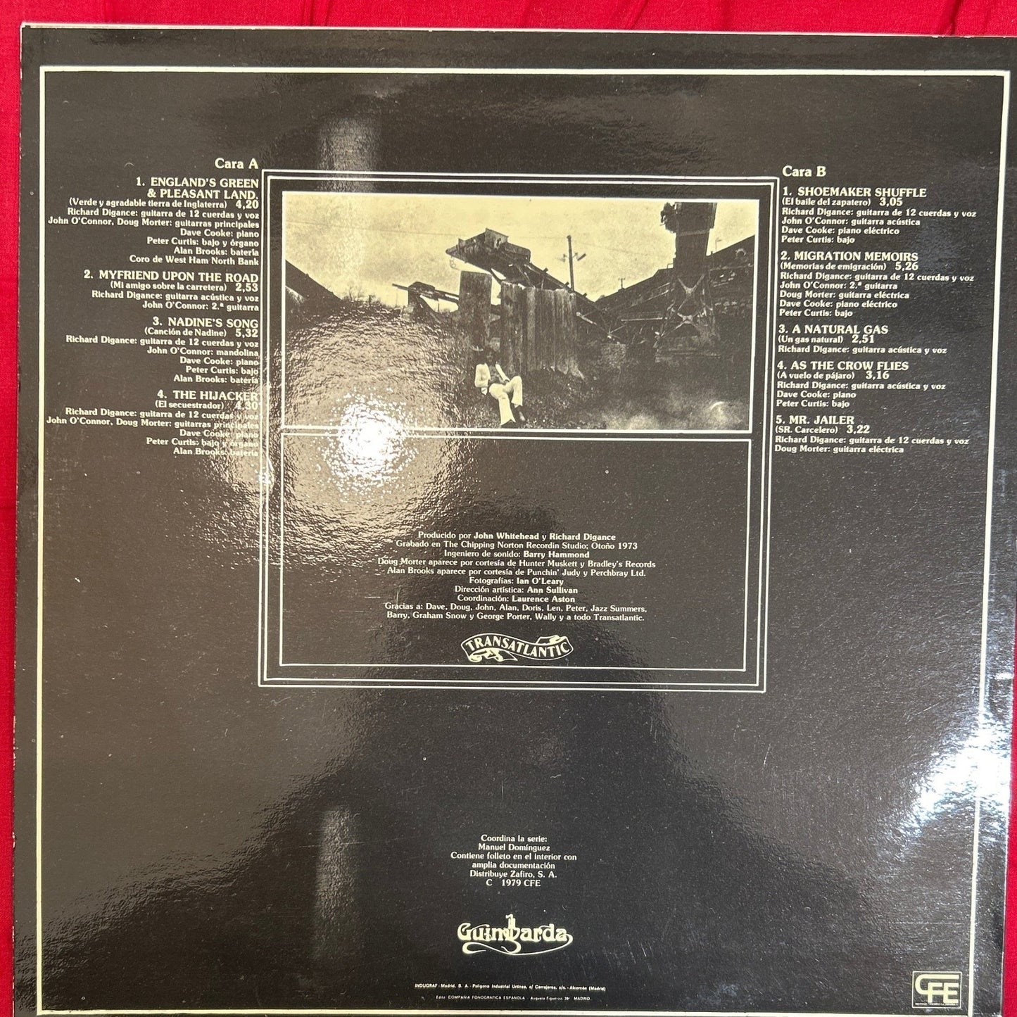 LP Richard Digance ‎– England's Green And Pleasant Land 2ª Mano - DISCOS NAKASHA