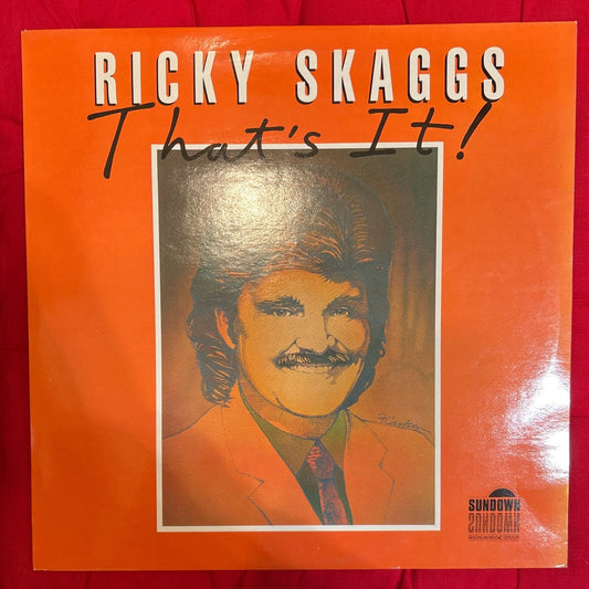 LP Ricky Skaggs – That's It 2ª Mano - DISCOS NAKASHA