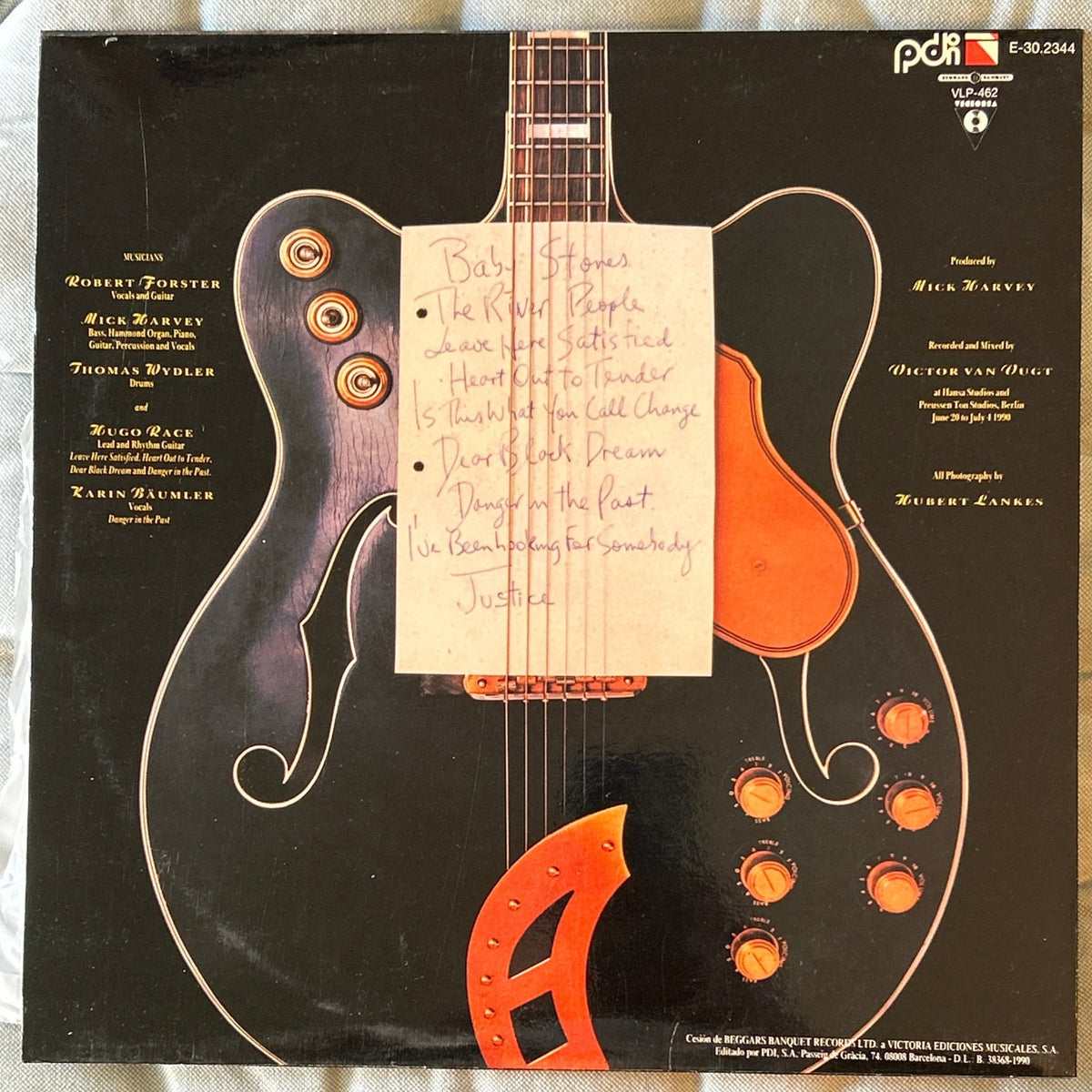 LP Robert Forster ‎– Danger In The Past 2ª Mano - DISCOS NAKASHA