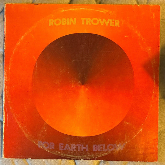 LP Robin Trower ‎– For Earth Below 2ª Mano - DISCOS NAKASHA