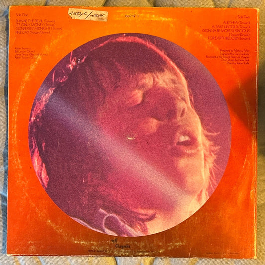 LP Robin Trower ‎– For Earth Below 2ª Mano - DISCOS NAKASHA