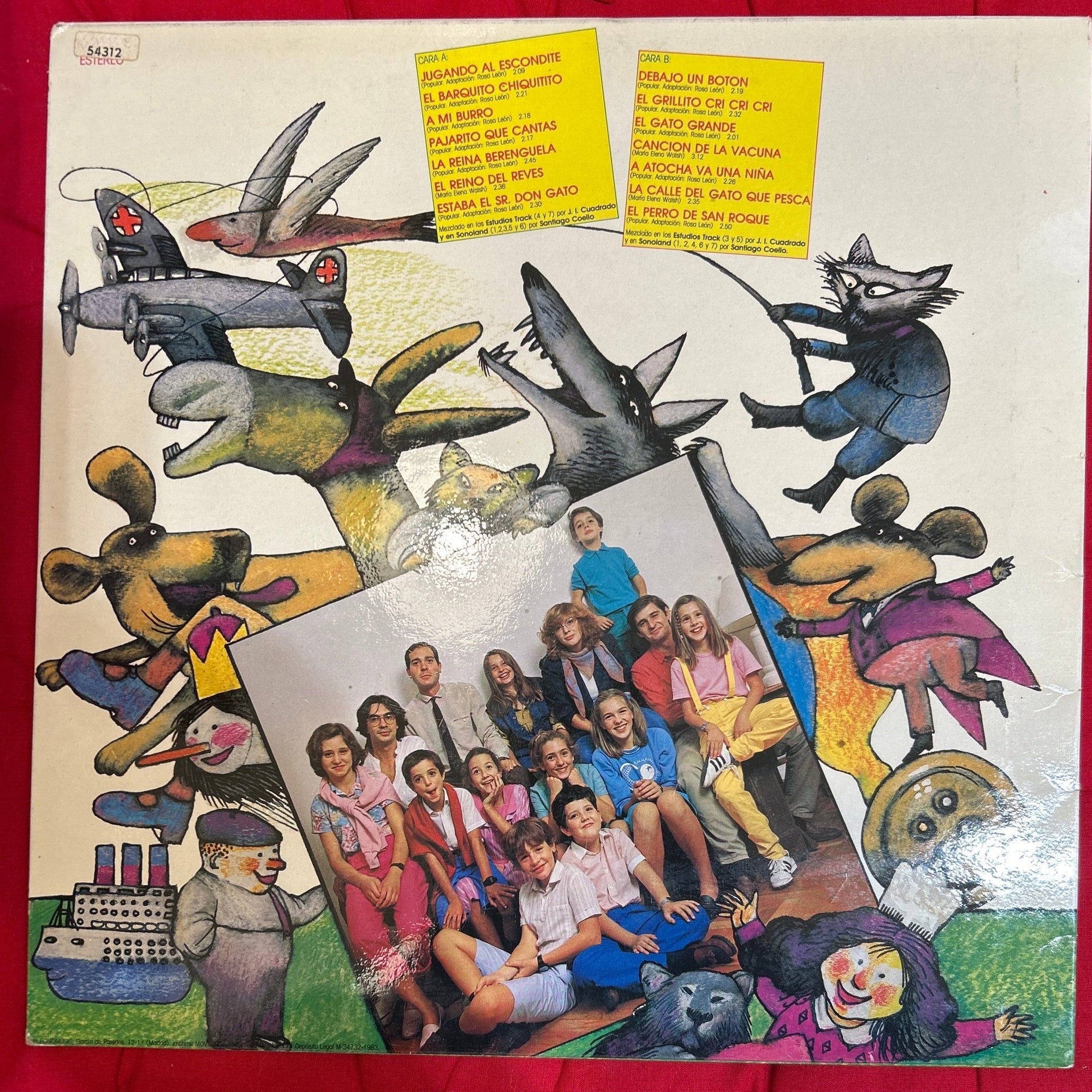 LP Rosa Leon ‎– Canciones Para Niños 2ª Mano - DISCOS NAKASHA