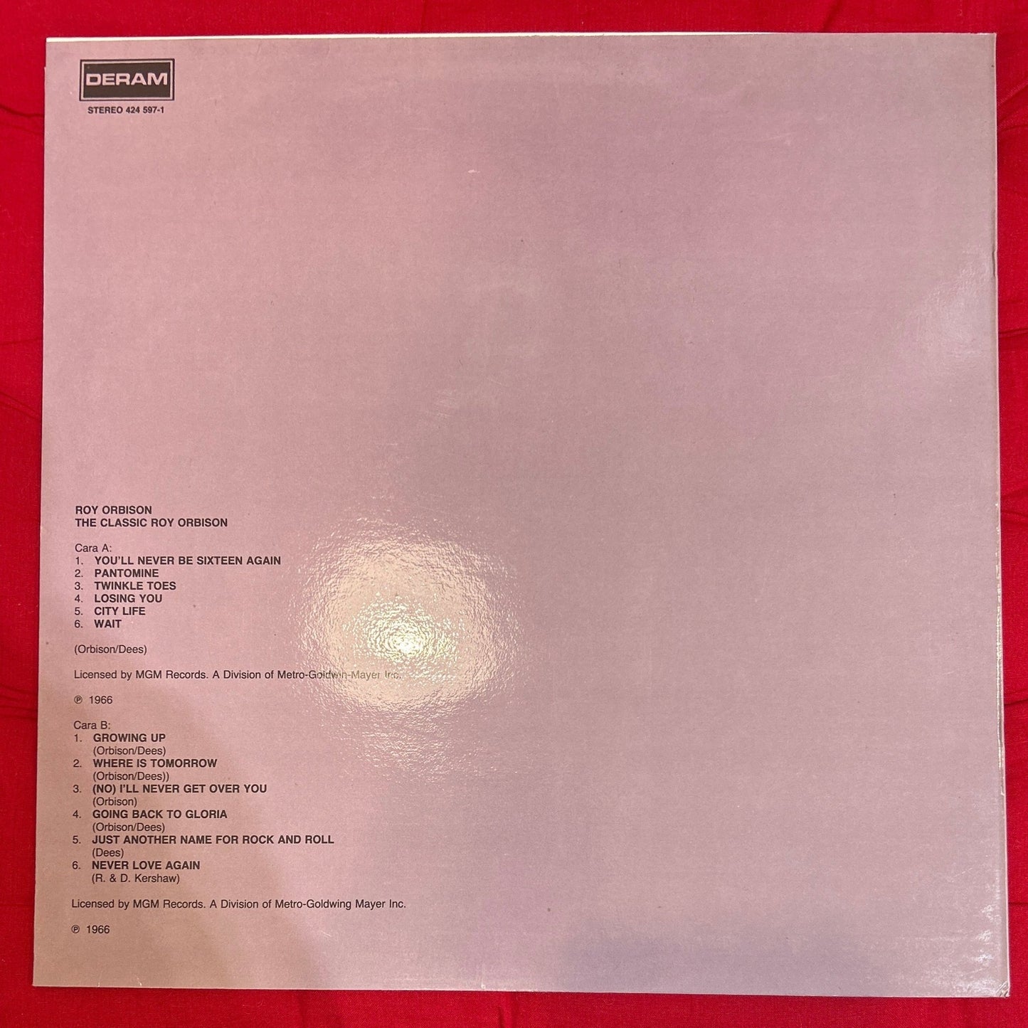 LP Roy Orbison ‎– The Classic Roy Orbison 2ª Mano - DISCOS NAKASHA