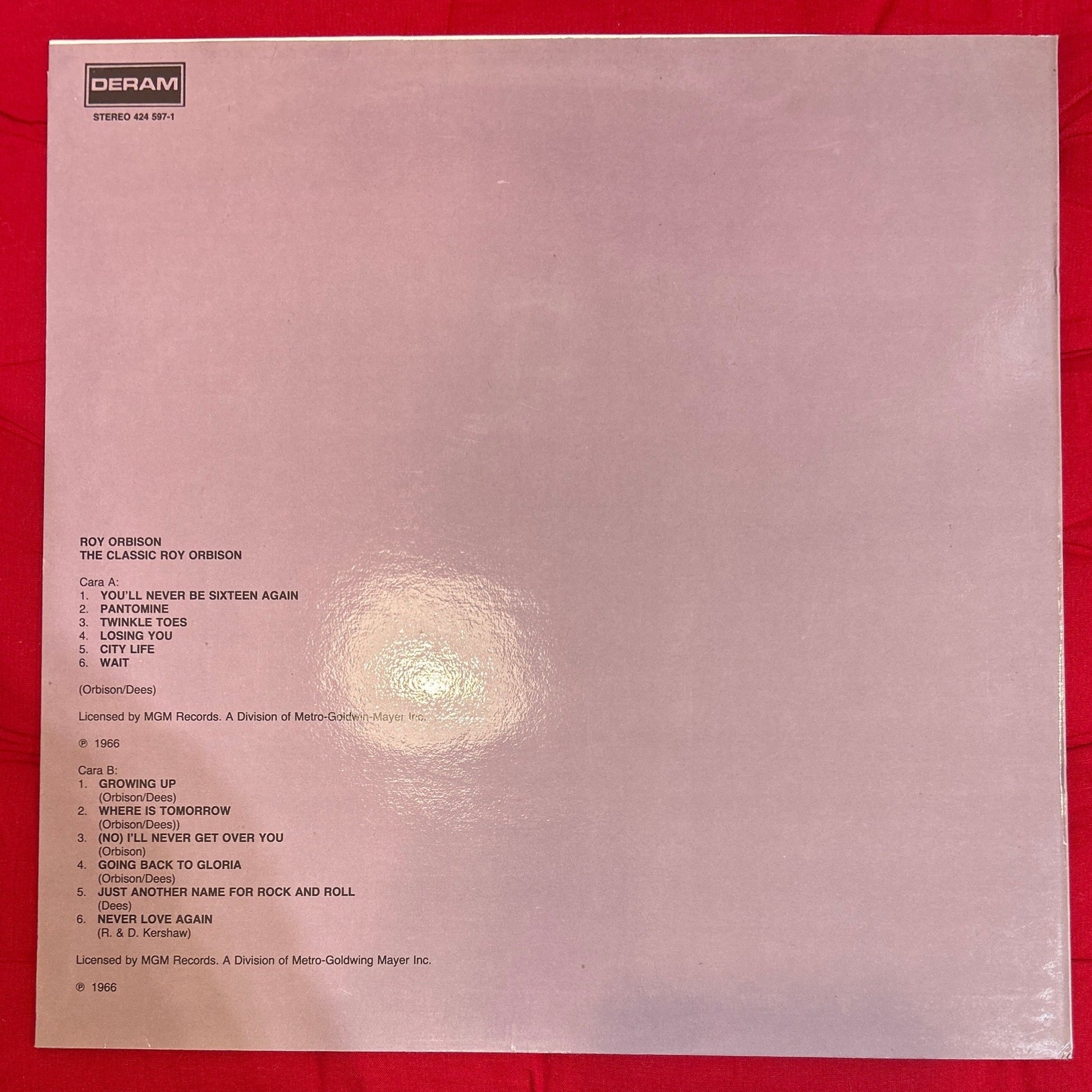 LP Roy Orbison ‎– The Classic Roy Orbison 2ª Mano - DISCOS NAKASHA