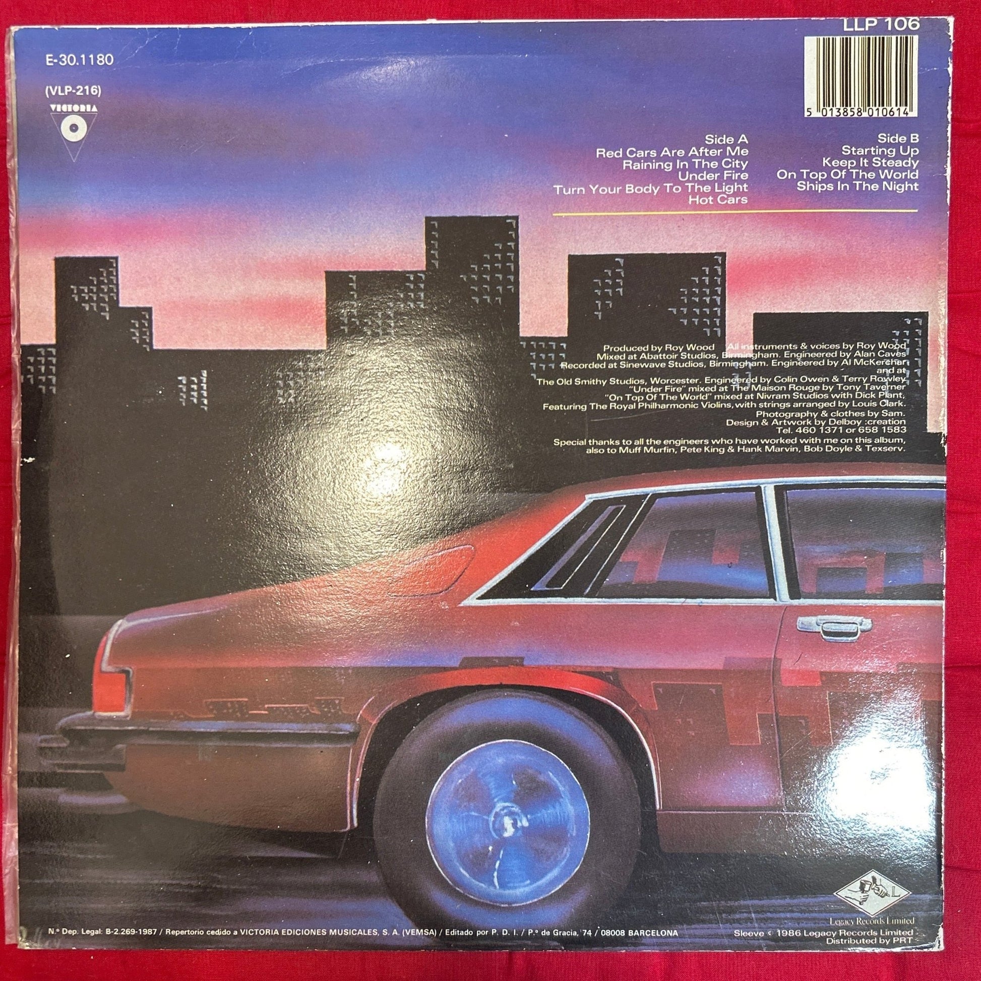 LP Roy Wood ‎– Starting Up 2ª Mano - DISCOS NAKASHA
