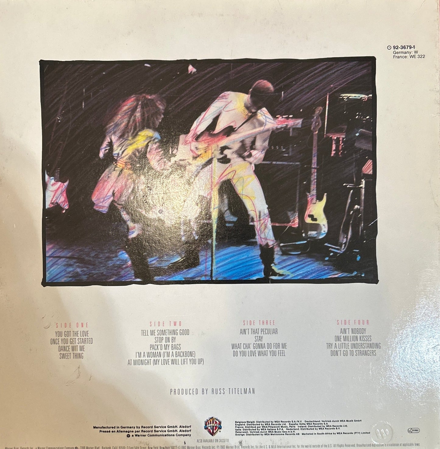 LP Rufus And Chaka Khan – Stompin' At The Savoy 2ª Mano - DISCOS NAKASHA