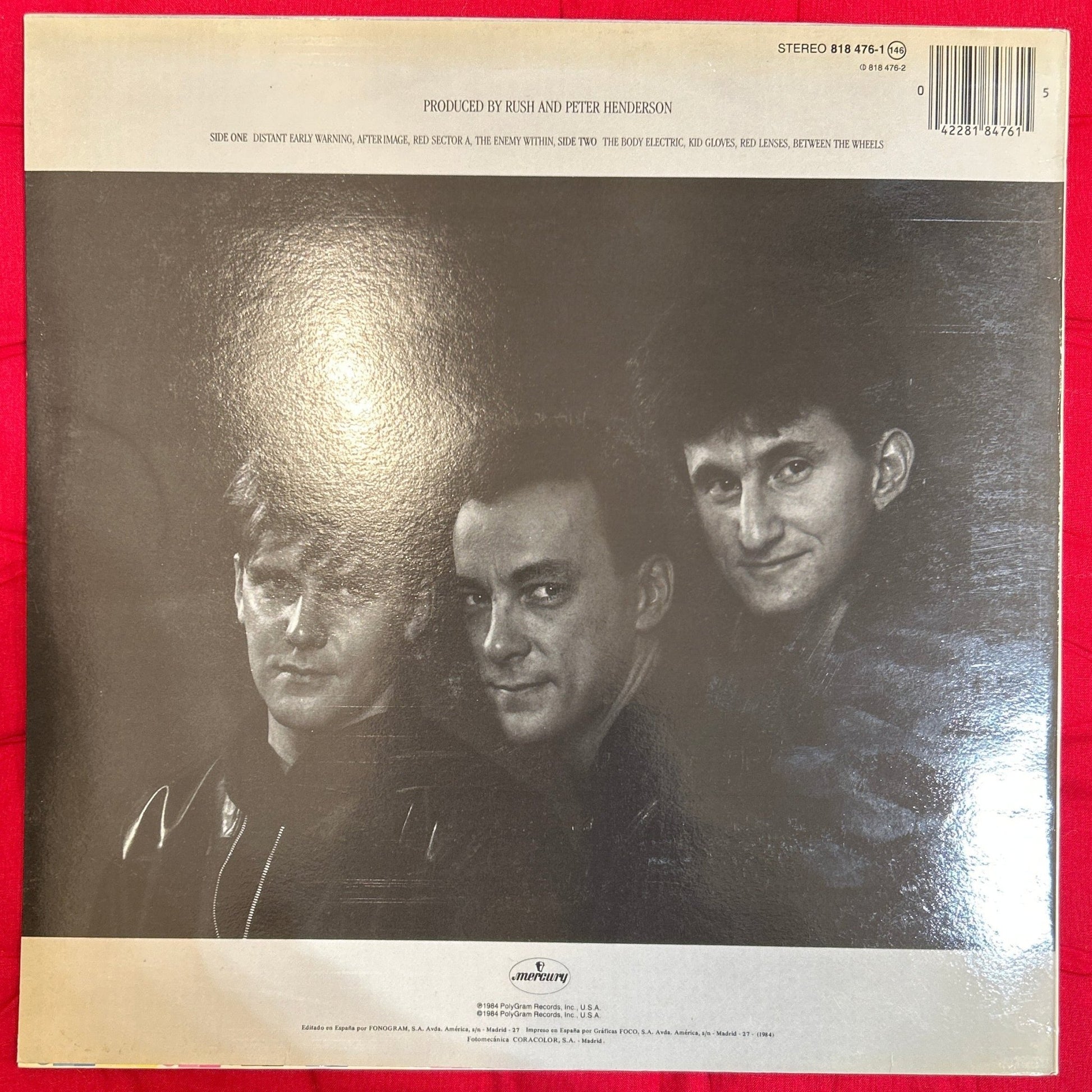 LP Rush ‎– Grace Under Pressure 2ª Mano - DISCOS NAKASHA