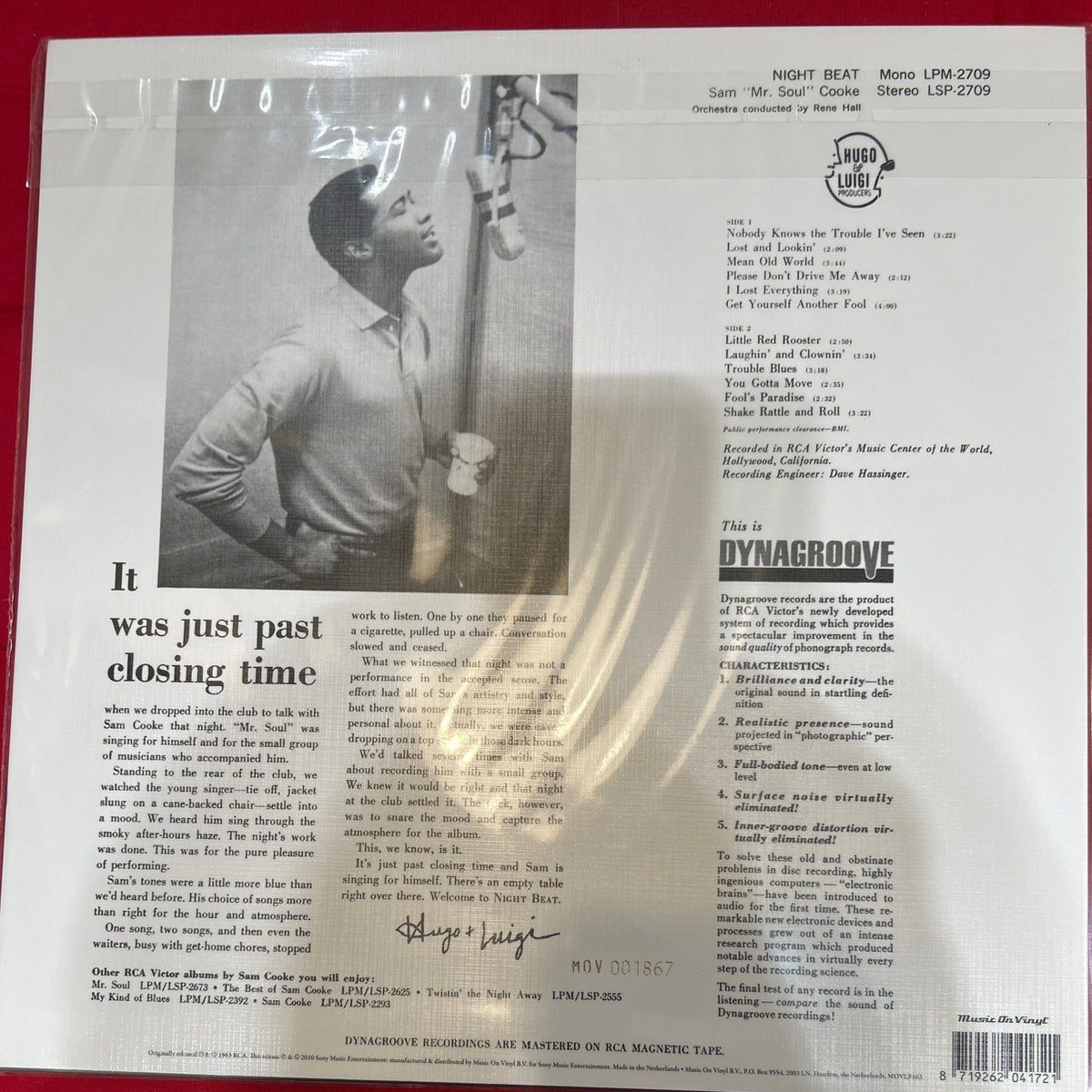 LP Sam Cooke – Night Beat Nuevo precintado - DISCOS NAKASHA