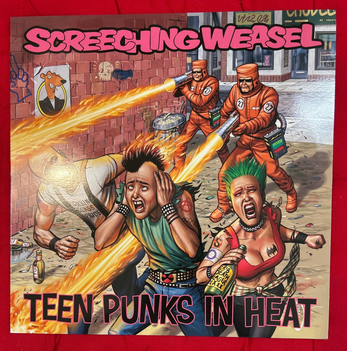 LP Screeching Weasel - Teen punks in heat 2ª Mano - DISCOS NAKASHA