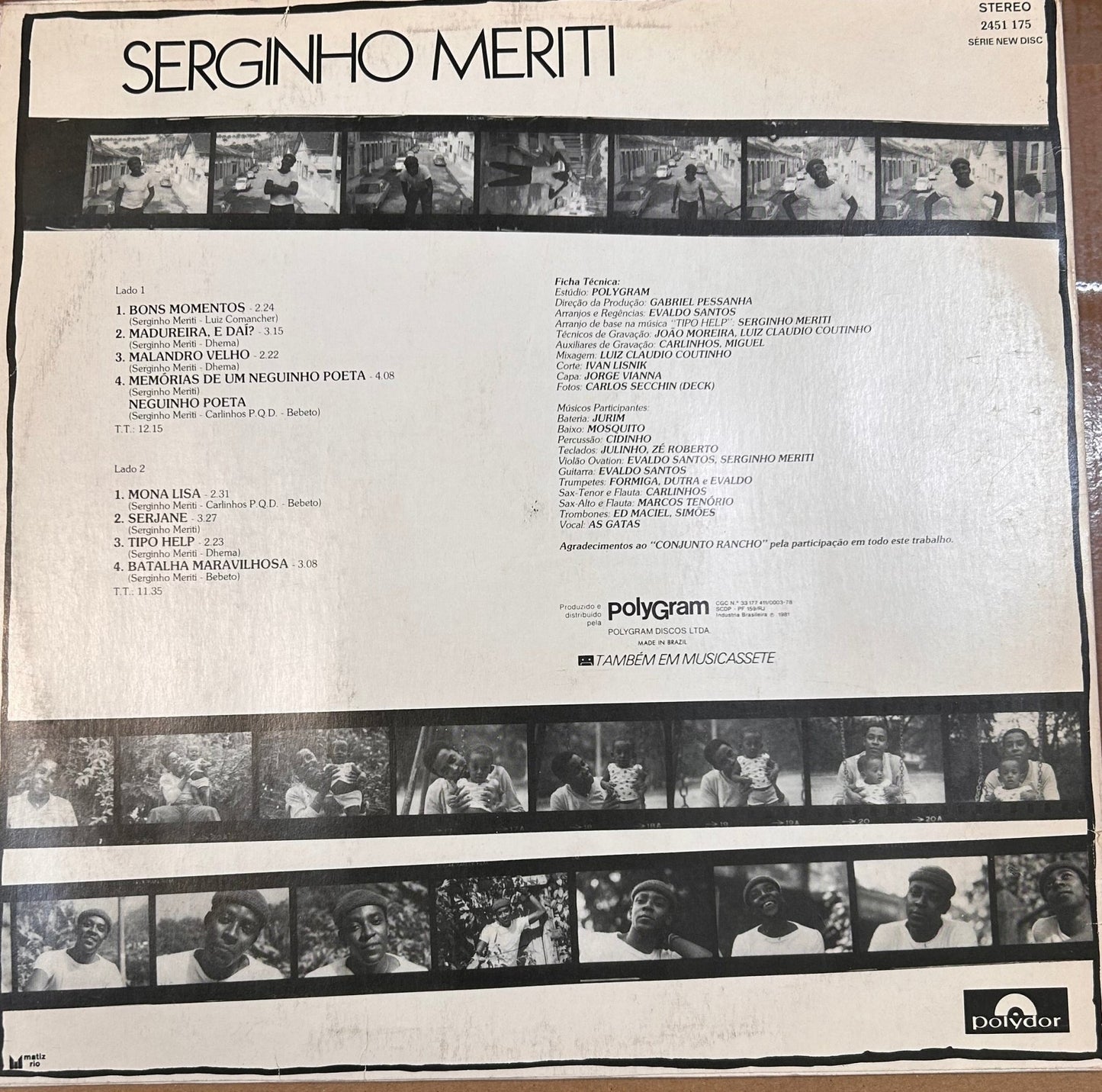 LP Serginho Meriti – Bons Momentos 2ª Mano - DISCOS NAKASHA