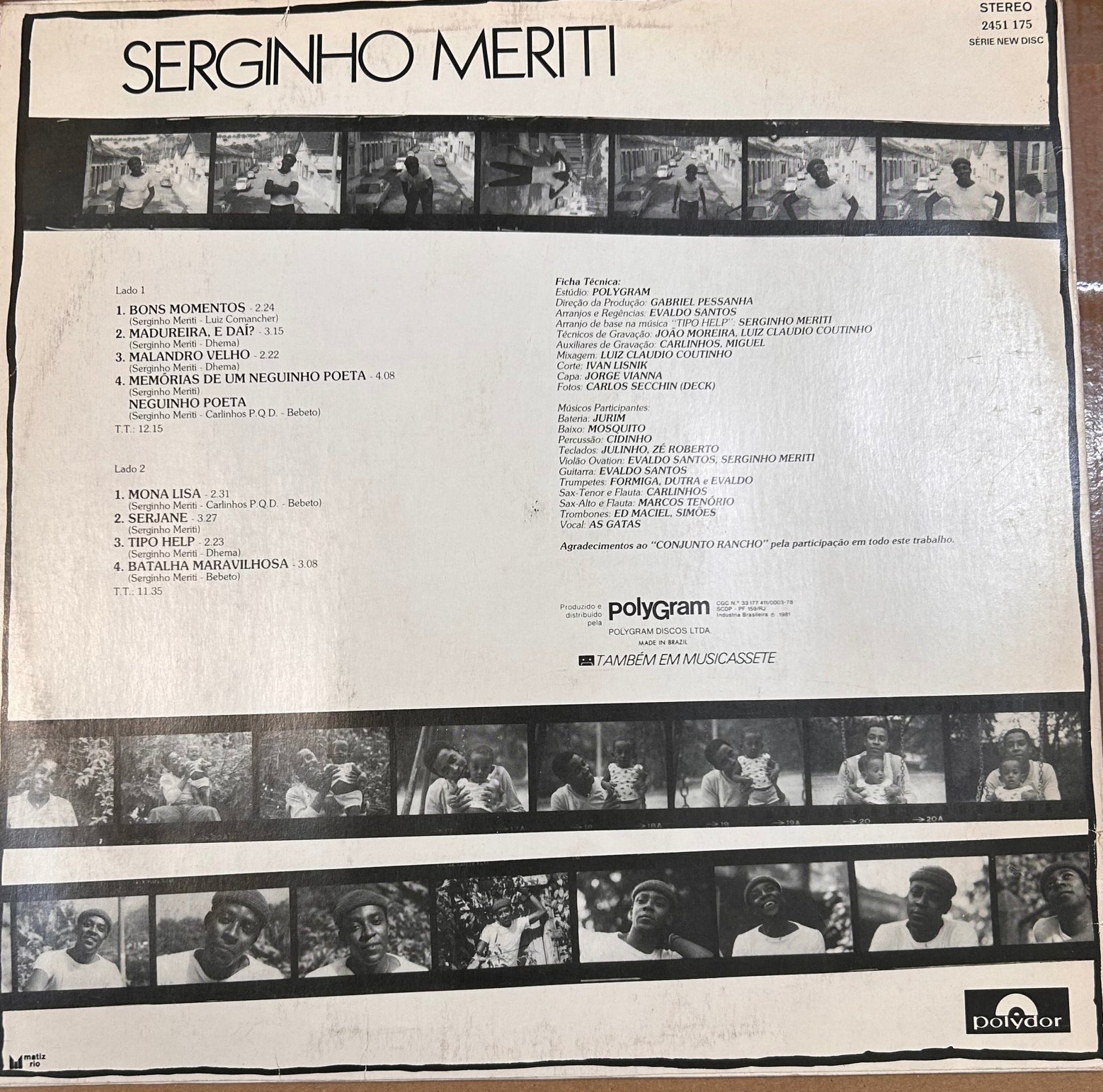 LP Serginho Meriti – Bons Momentos 2ª Mano - DISCOS NAKASHA