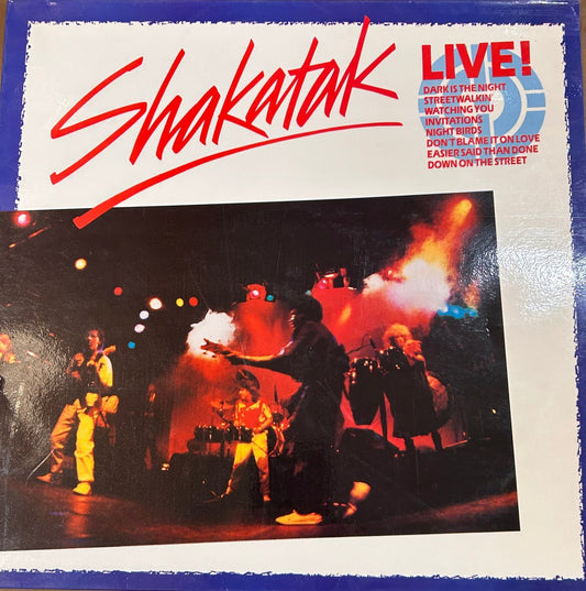 LP Shakatak ‎– Live! 2ª Mano - DISCOS NAKASHA