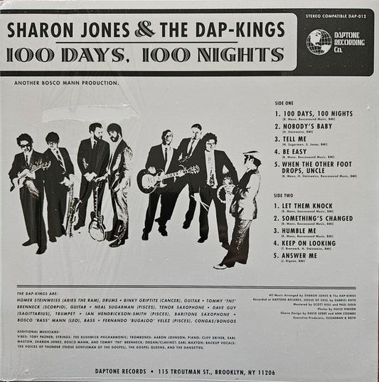 LP Sharon Jones & The Dap-Kings – 100 Days, 100 Nights Nuevo precintado - DISCOS NAKASHA