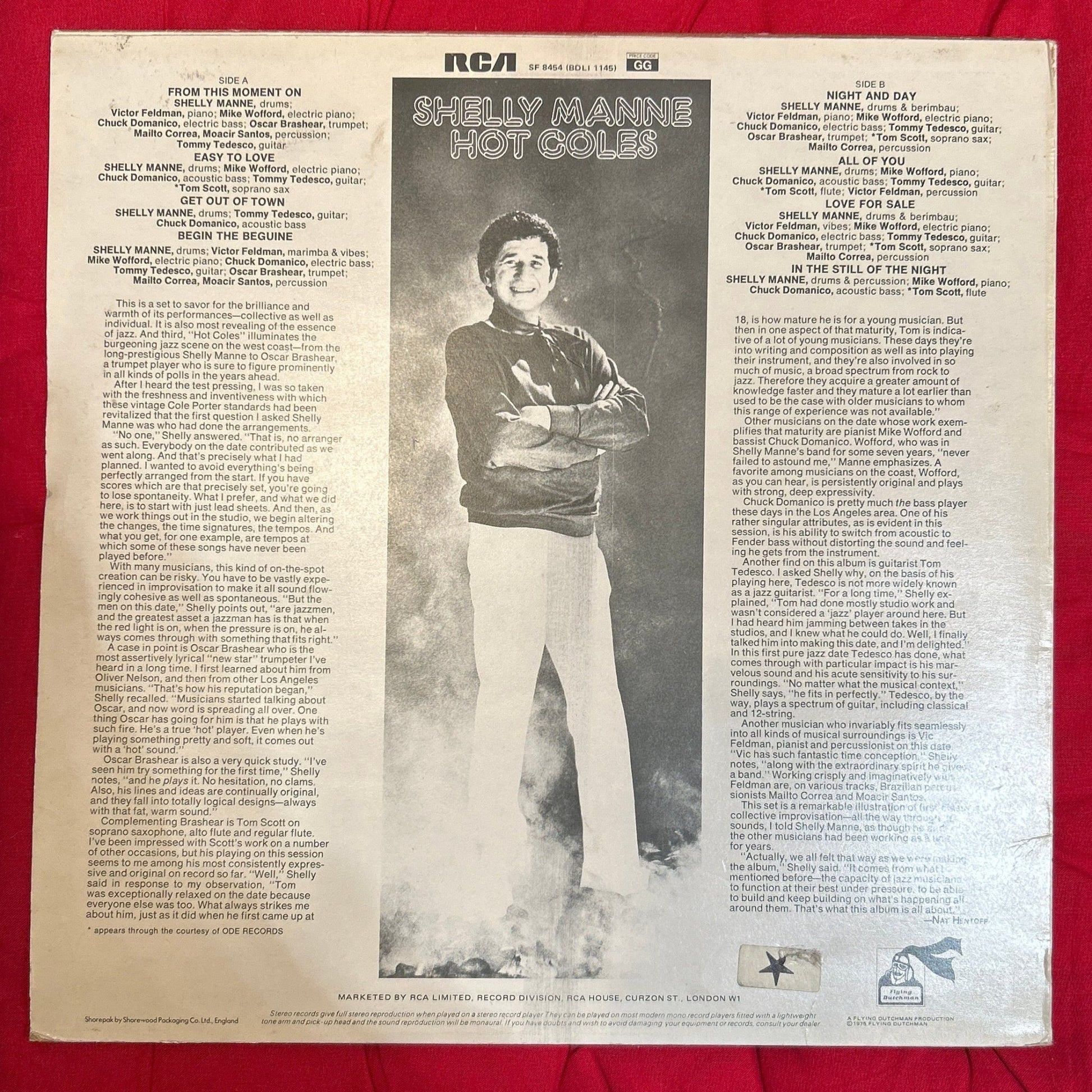 LP Shelly Manne – Hot Coles 2ª Mano - DISCOS NAKASHA