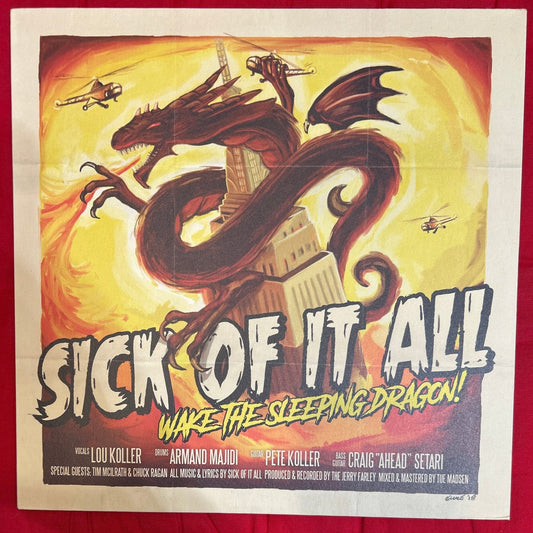 LP Sick Of It All ‎– Wake The Sleeping Dragon! 2ª Mano - DISCOS NAKASHA