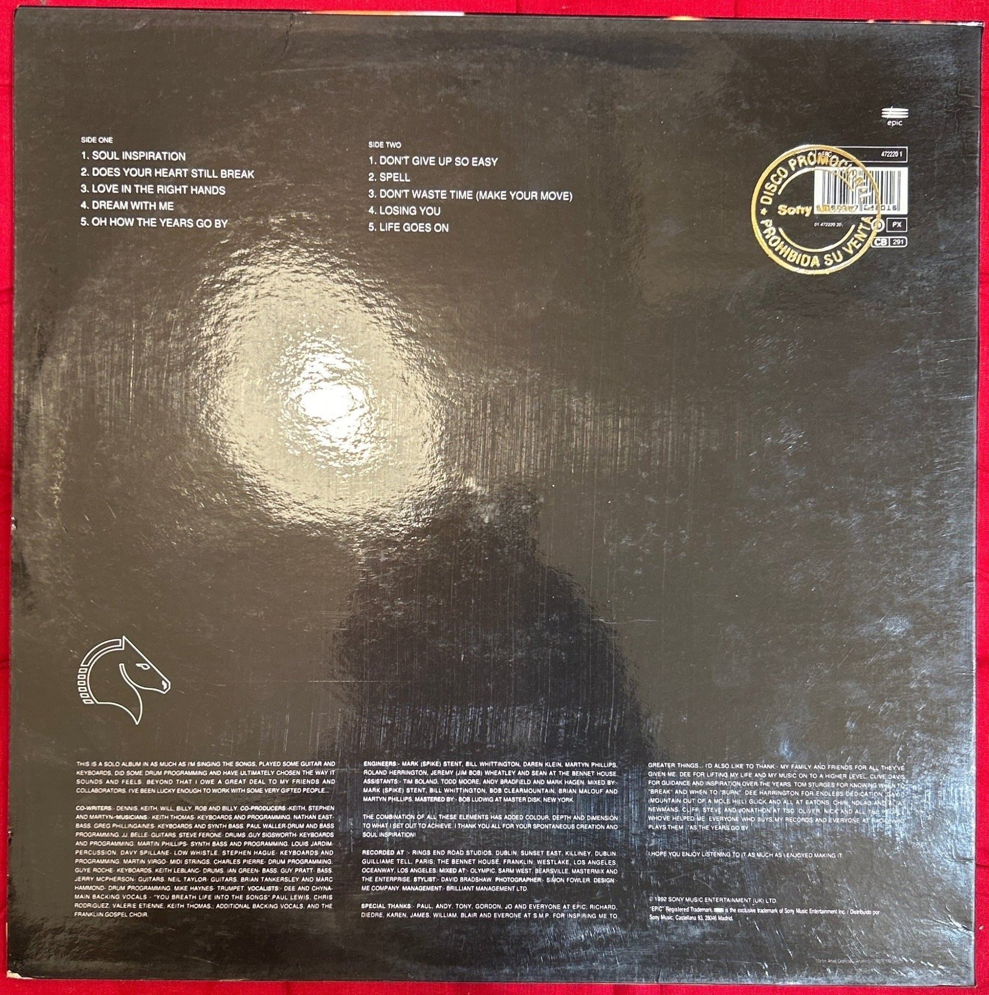 LP Simon Climie – Soul Inspiration 2ª Mano - DISCOS NAKASHA