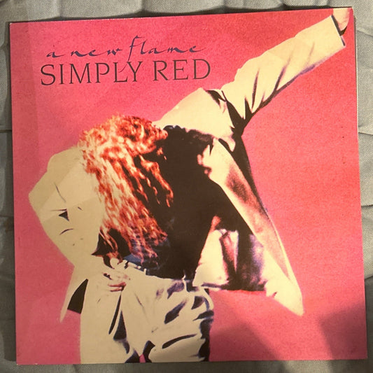LP Simply Red – A New Flame 2ª Mano - DISCOS NAKASHA